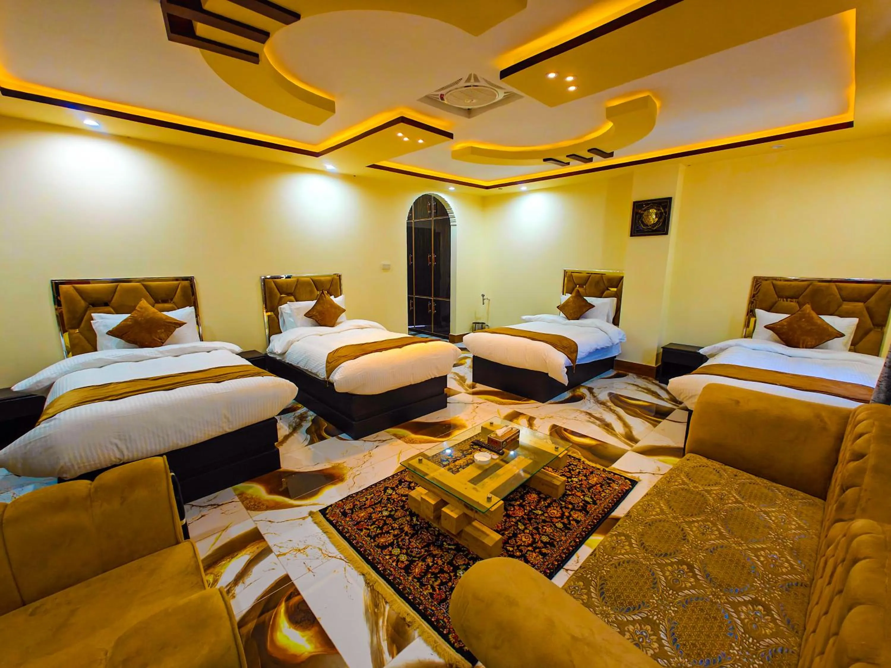 Bed in Kabirs Hotel Kalam
