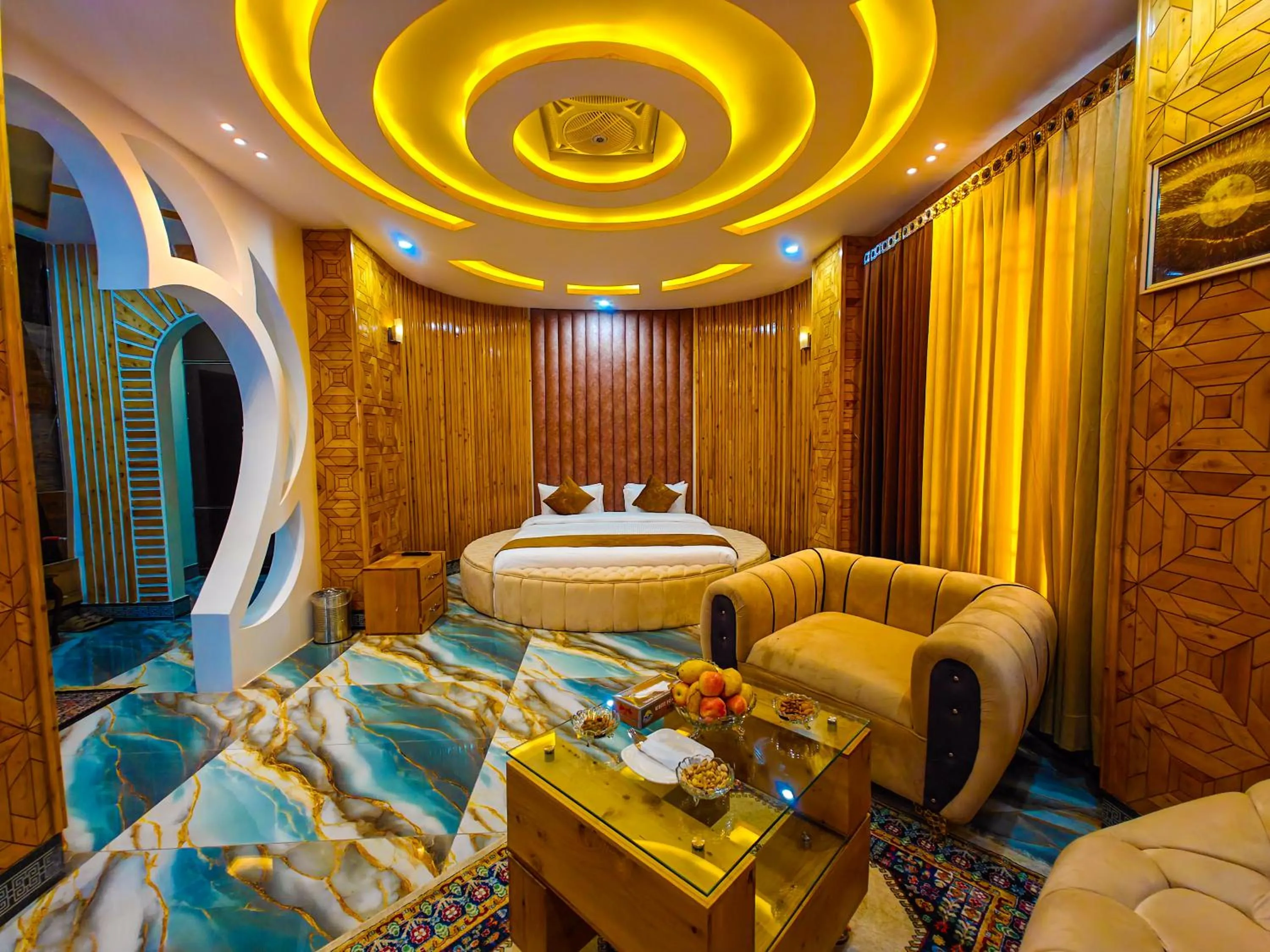 Living room in Kabirs Hotel Kalam