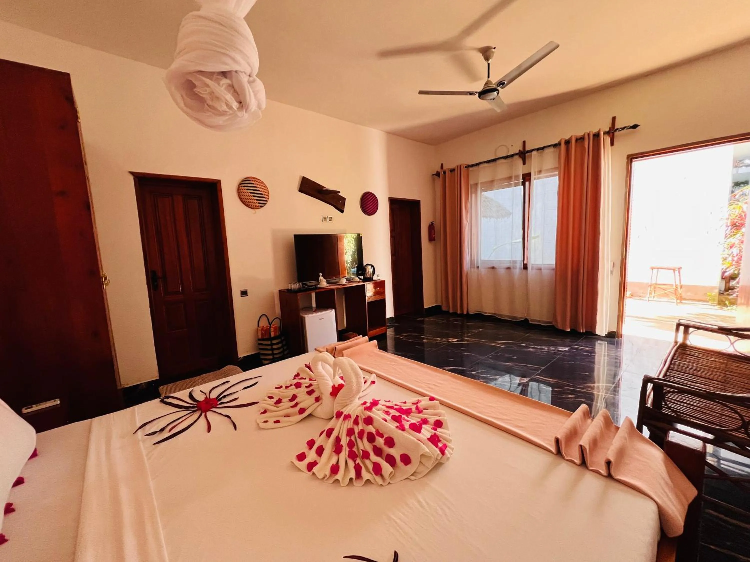 Bed in Tropical Nungwi