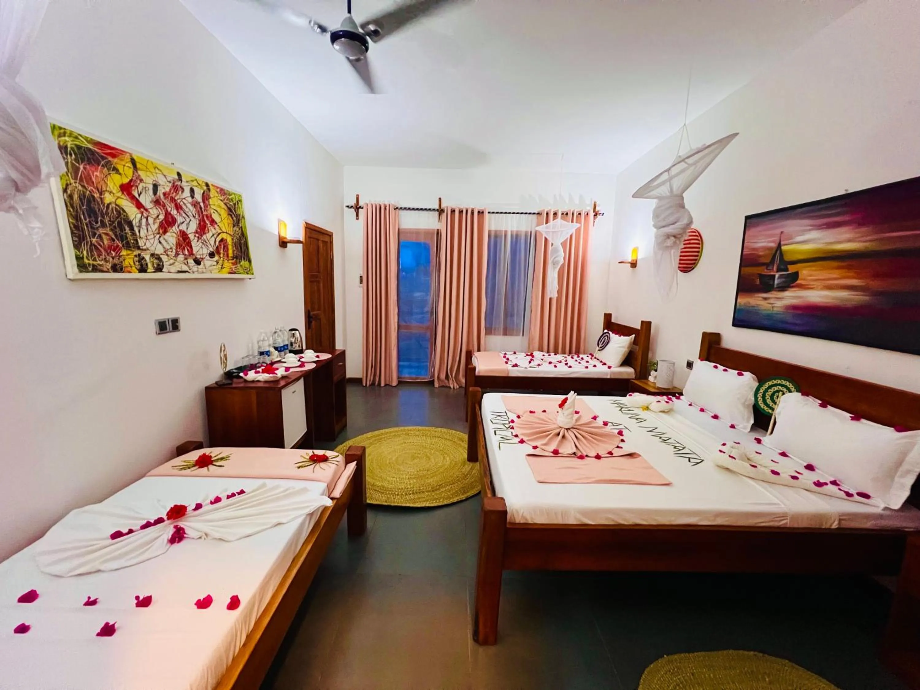 Bed in Tropical Nungwi