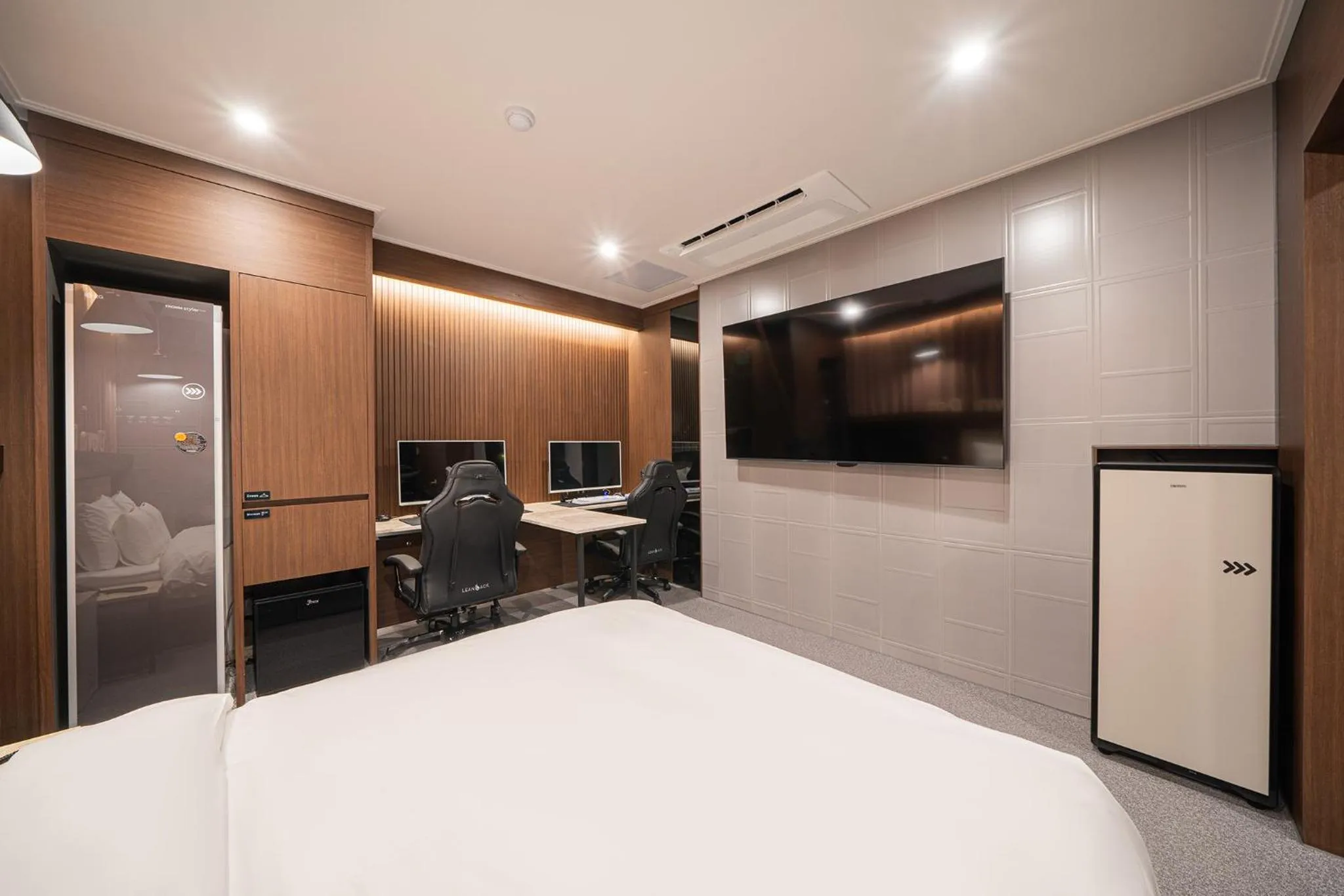 Bed in Brown Dot Hotel Sangju