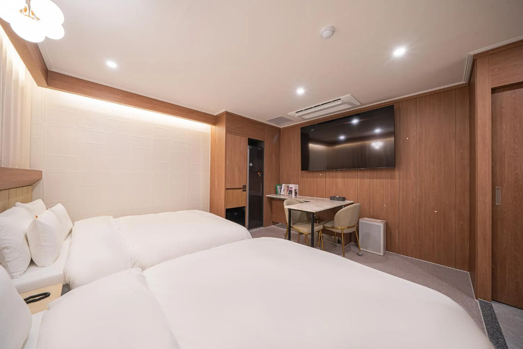 Bed in Brown Dot Hotel Sangju