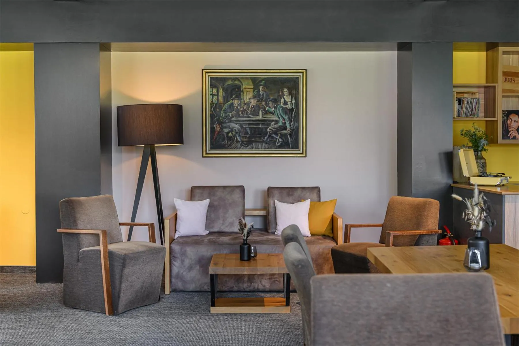 Communal lounge/ TV room in B&B Berglift direkt an der Talstation