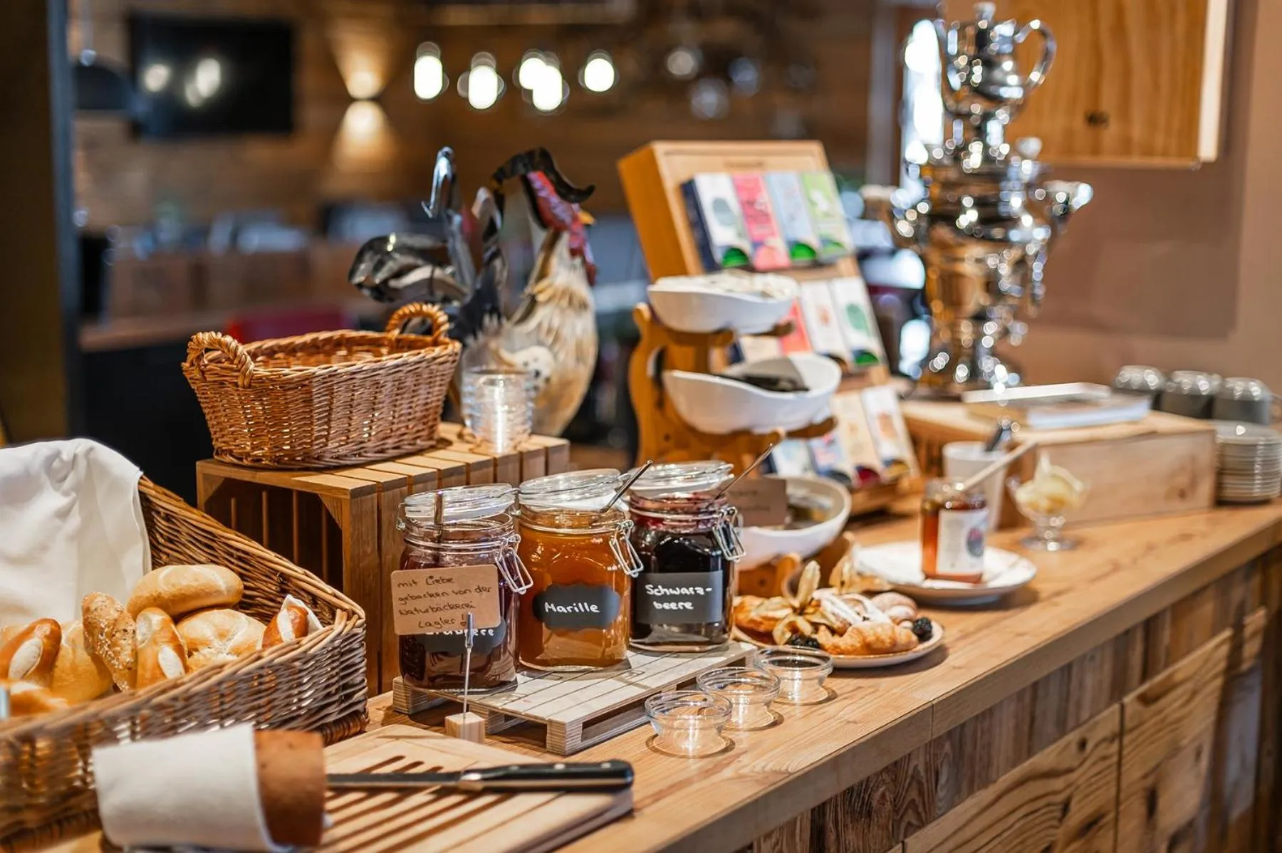 Breakfast in B&B Berglift direkt an der Talstation