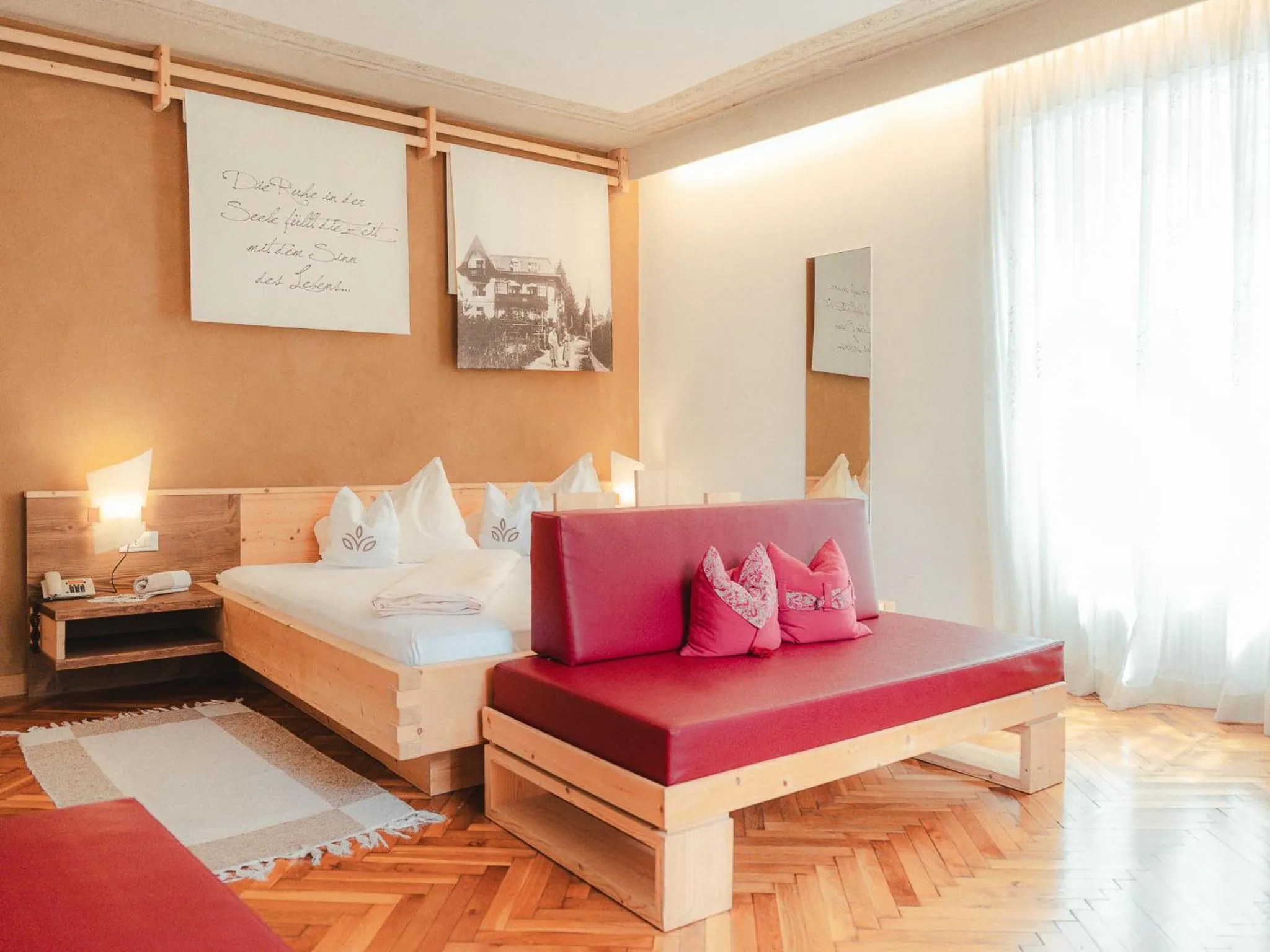 Bed in Hotel Villa Freiheim