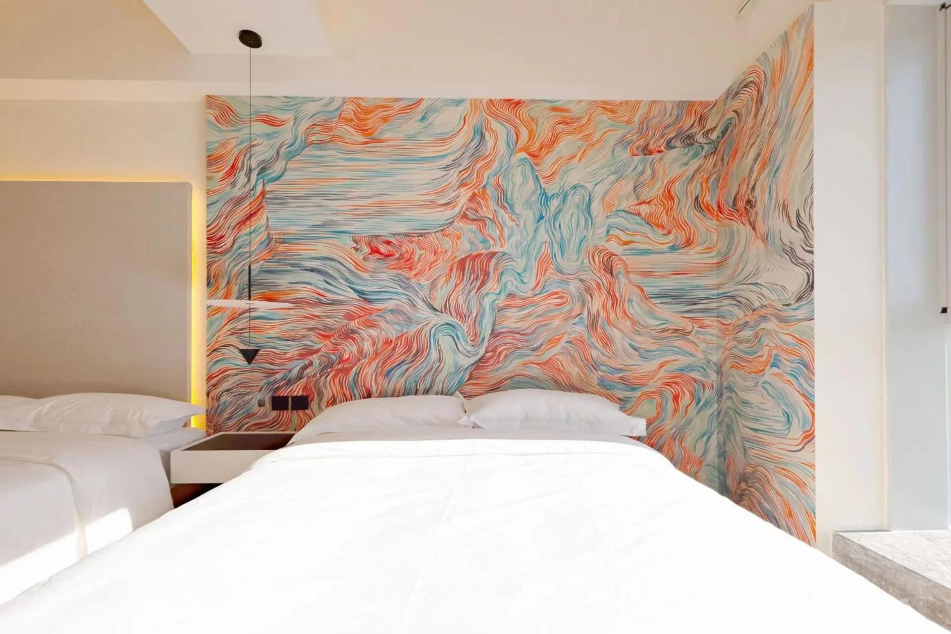 Bed in Dream Inn Hotel Beijing