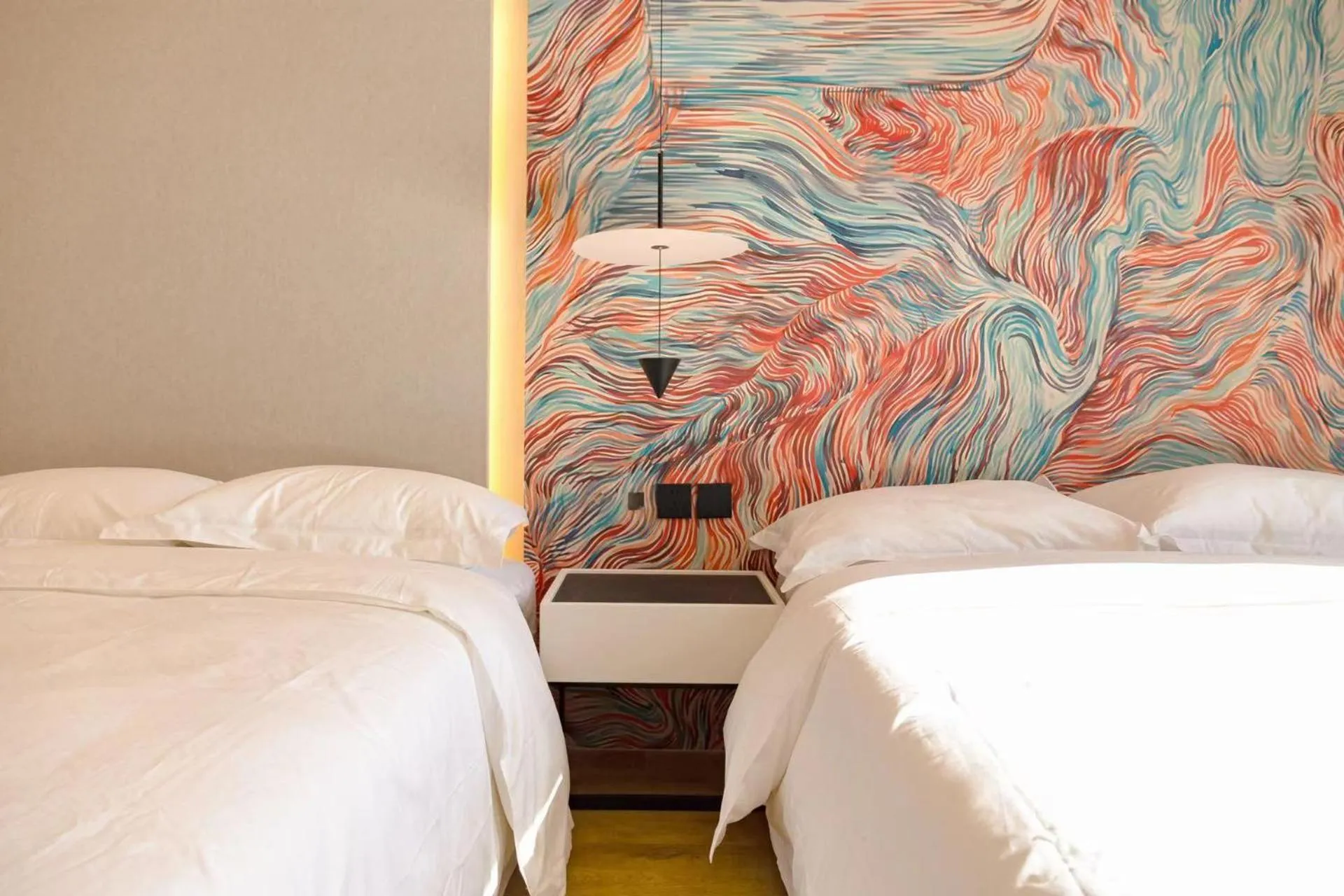 Bed in Dream Inn Hotel Beijing