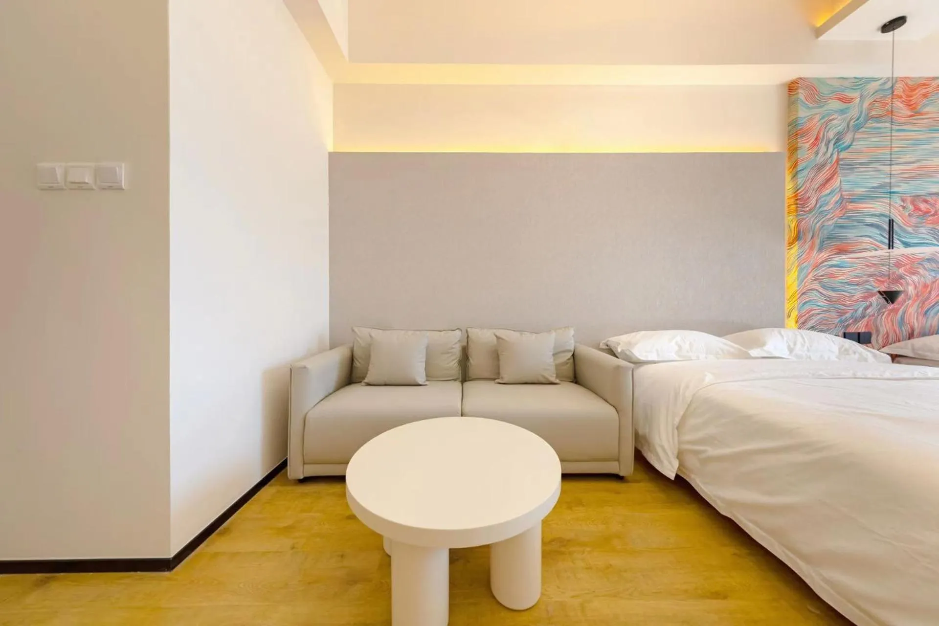 Bed in Dream Inn Hotel Beijing