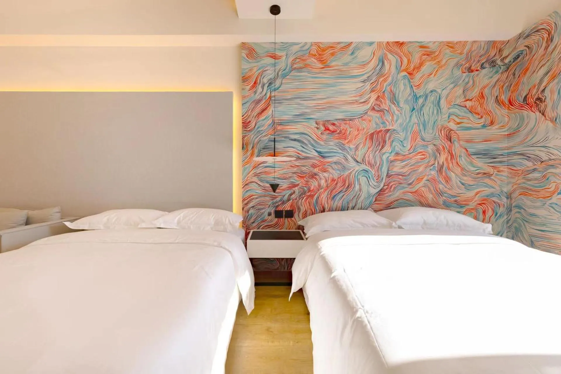 Bed in Dream Inn Hotel Beijing