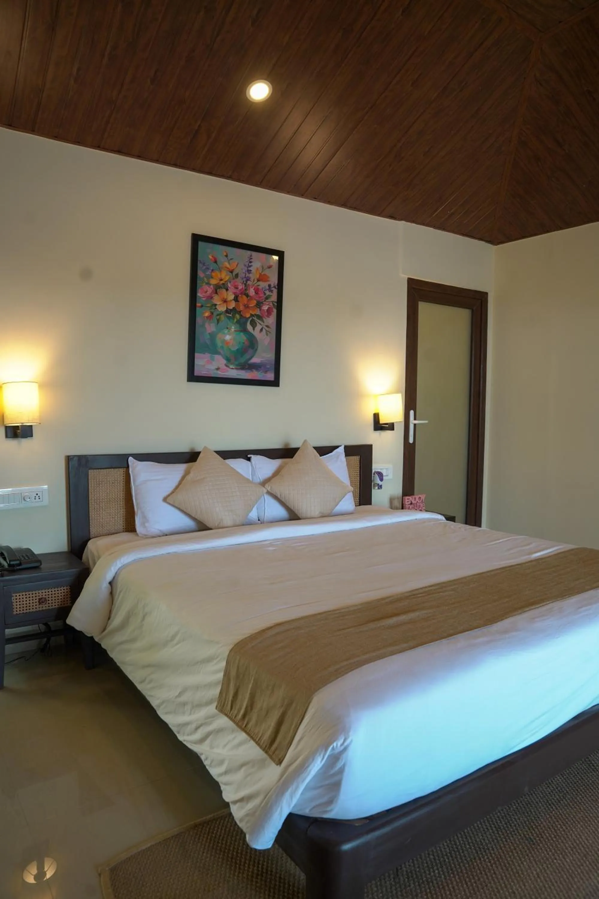 Bed in Destiny Goa Beach Resort