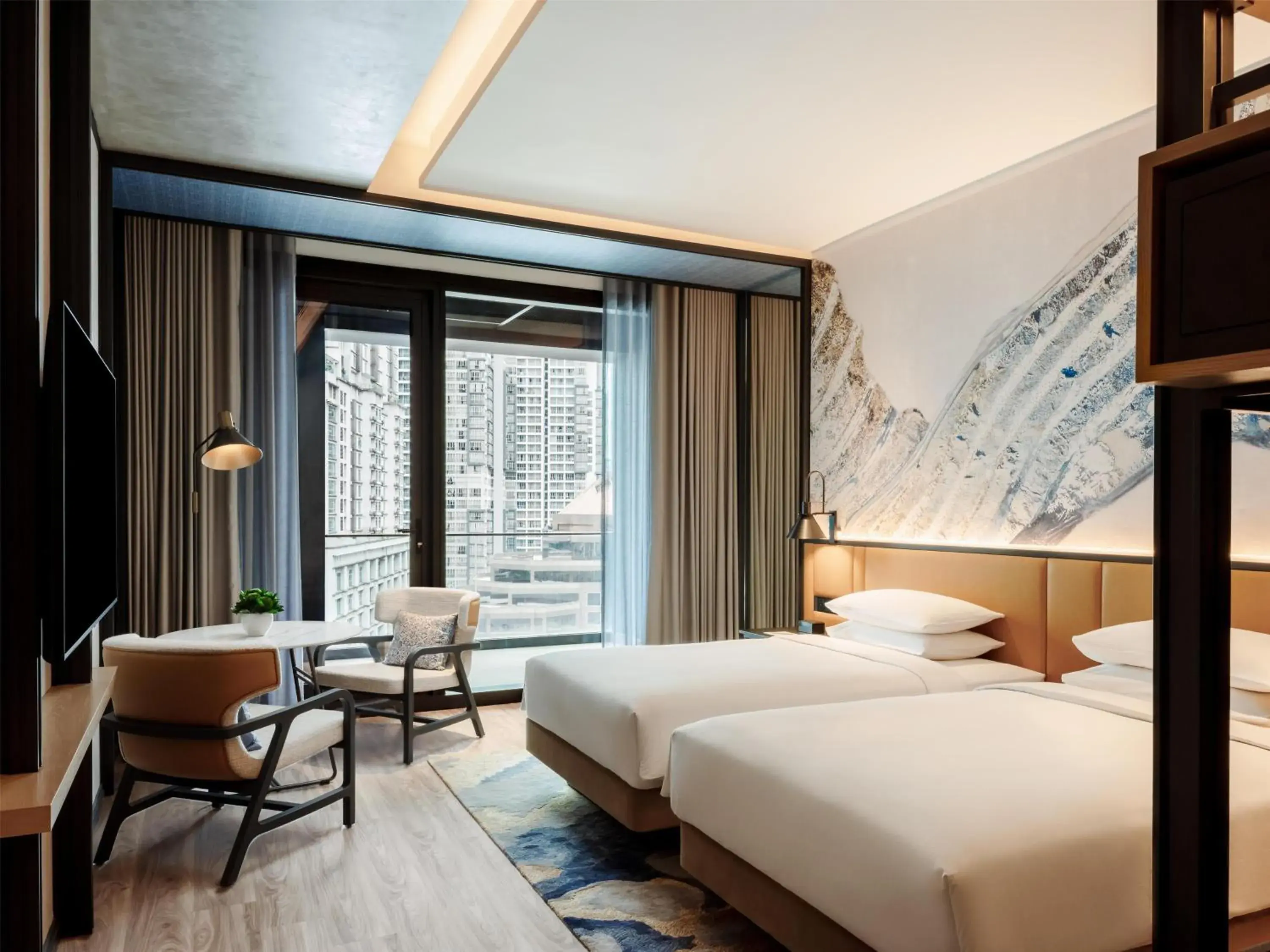 Twin Room with Balcony in Hyatt Centric City Centre Kuala Lumpur Twin Room with Balcony in Hyatt Centric City Centre Kuala Lumpur