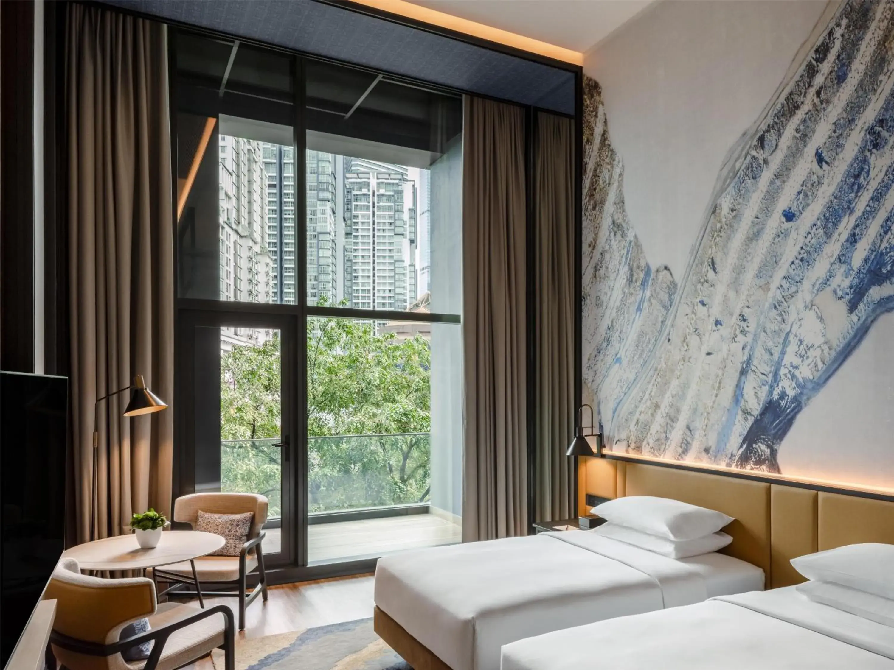 Deluxe Twin Room with Balcony in Hyatt Centric City Centre Kuala Lumpur Deluxe Twin Room with Balcony in Hyatt Centric City Centre Kuala Lumpur