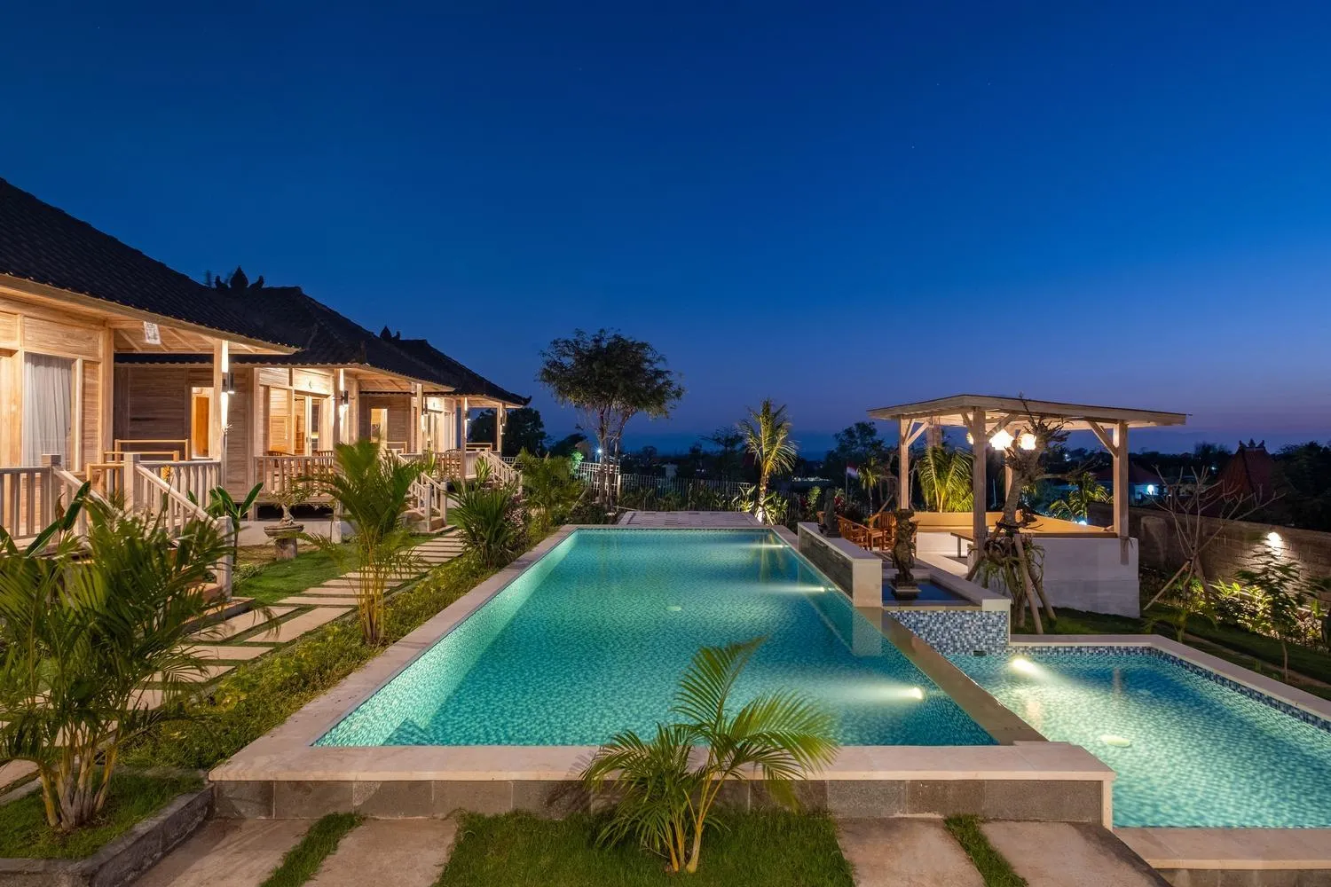 Swimming pool in Cove D Ancak Villa and Bungalow