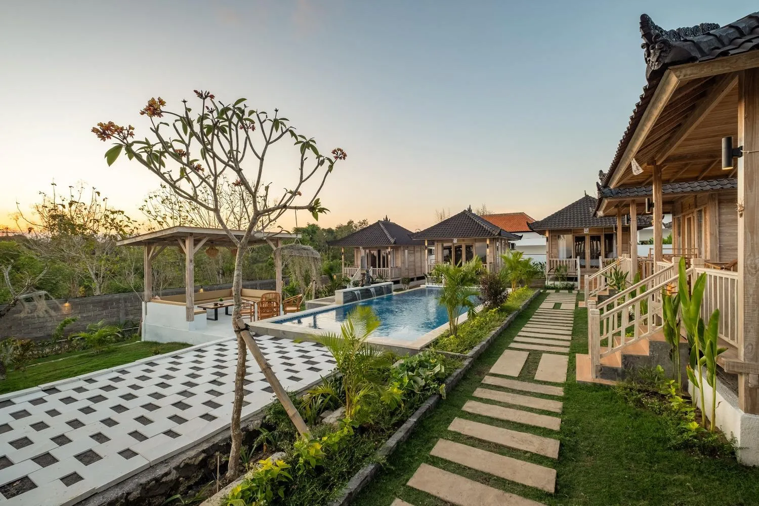 Pool view in Cove D Ancak Villa and Bungalow