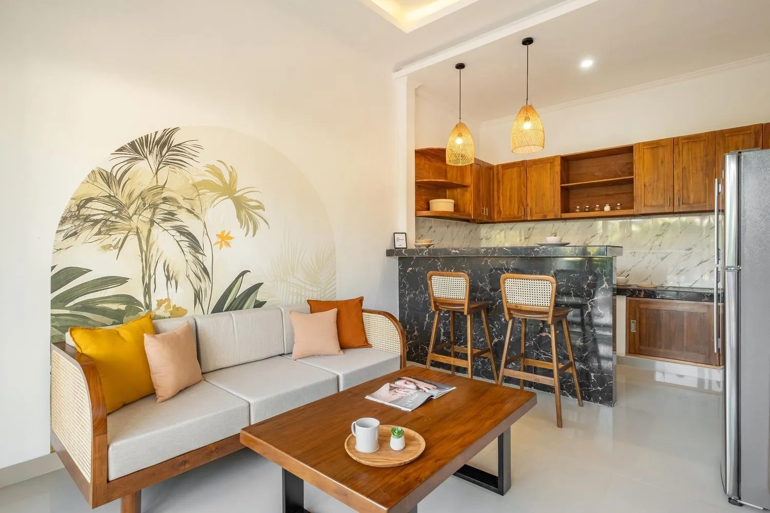 Kitchen or kitchenette in Cove D Ancak Villa and Bungalow