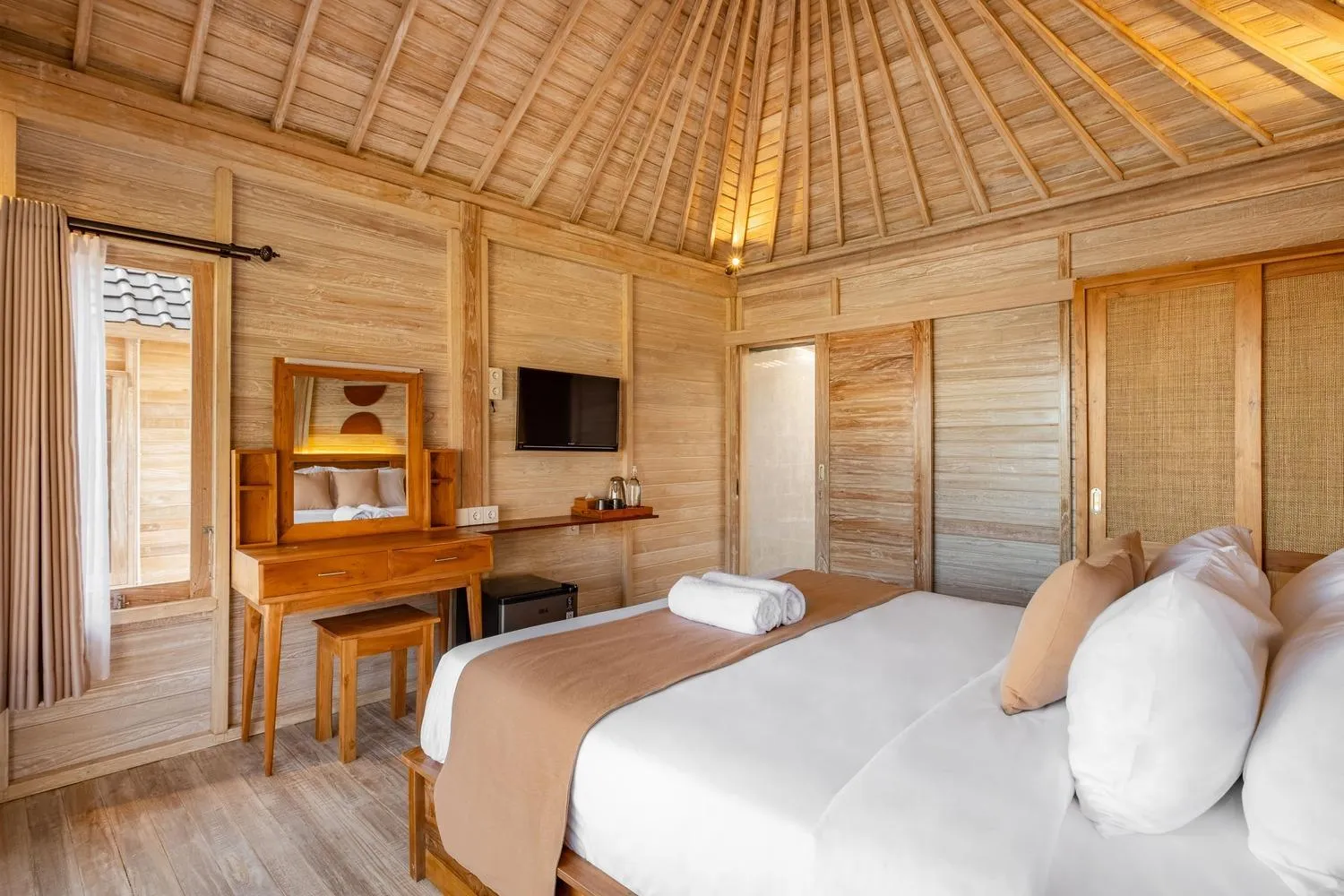 Bed in Cove D Ancak Villa and Bungalow