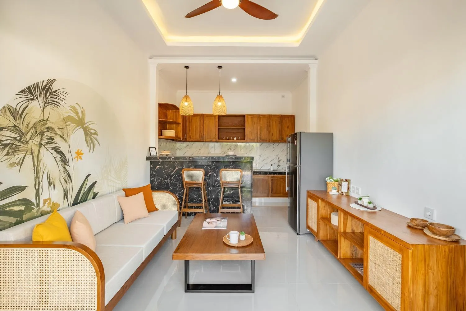 Kitchen or kitchenette in Cove D Ancak Villa and Bungalow