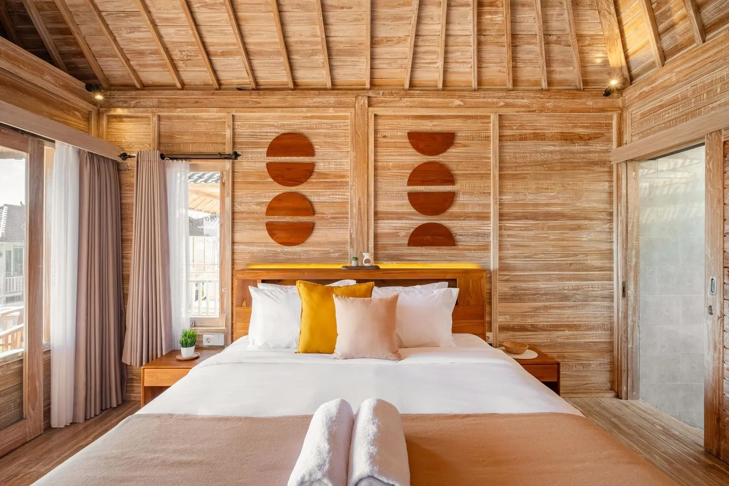 Bed in Cove D Ancak Villa and Bungalow
