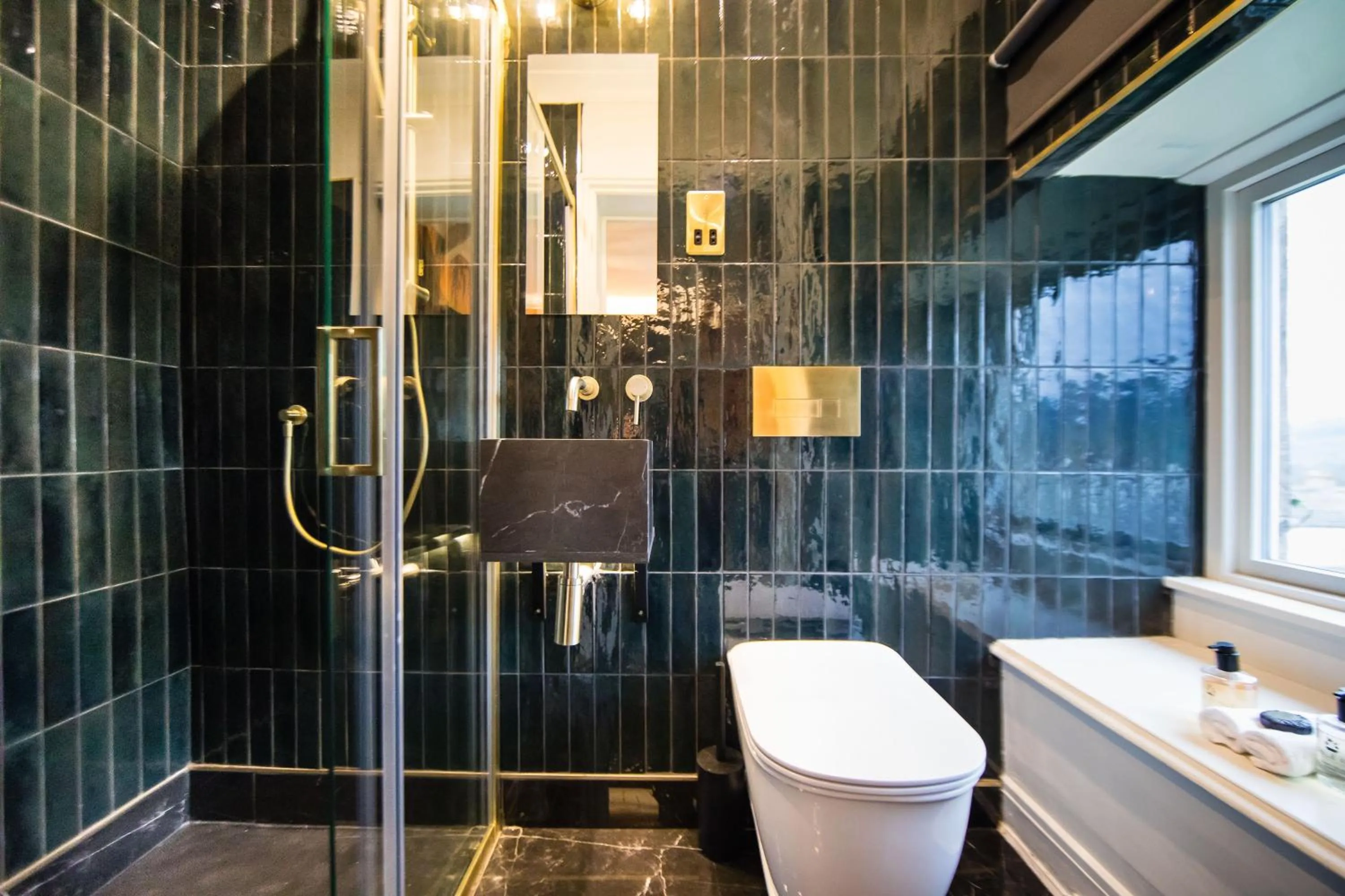 Shower in The Burgoyne - Stunning Hotel with Amazing Views and Impeccable Service