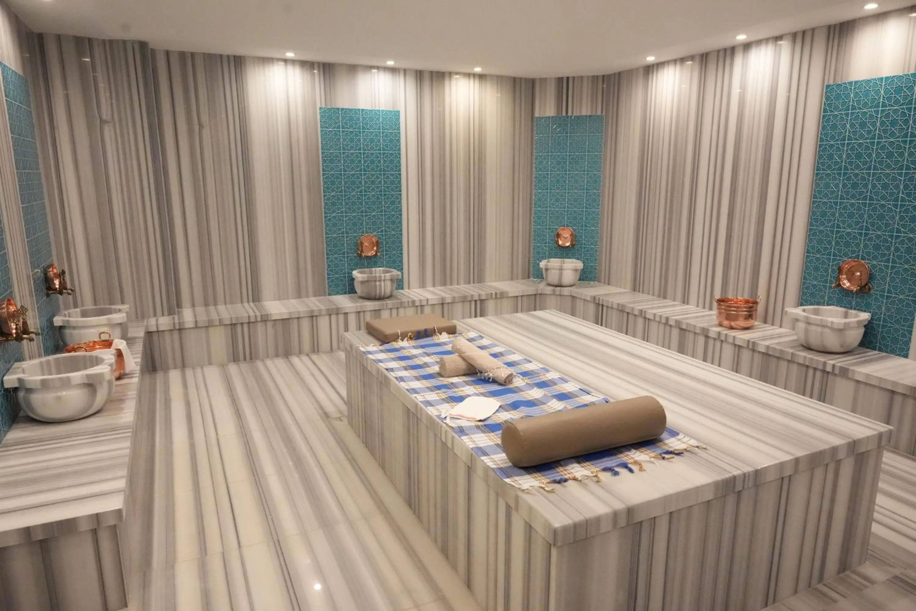 Steam room in Radisson Hotel Mersin