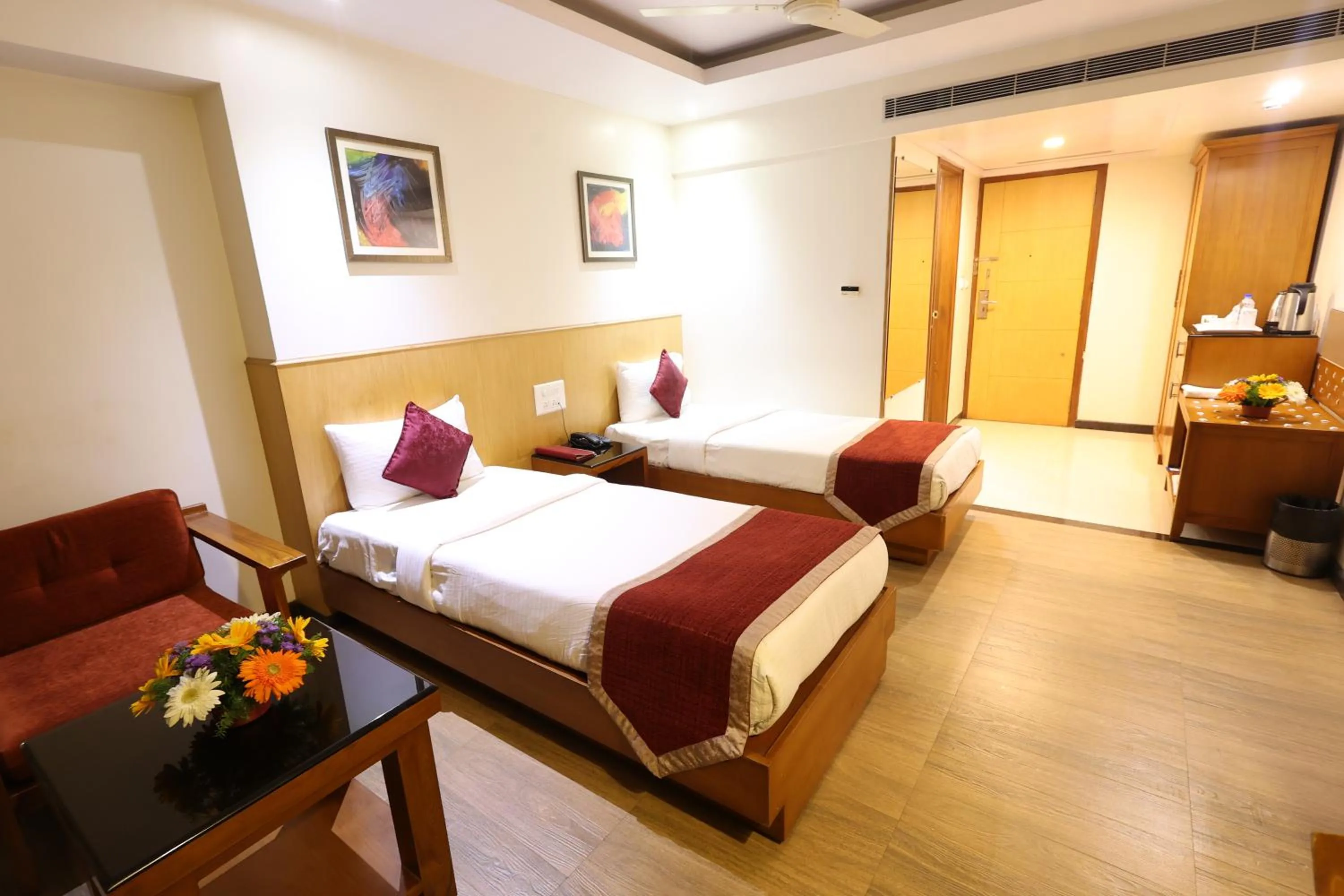 Photo of the whole room, Bed in Akash Inn