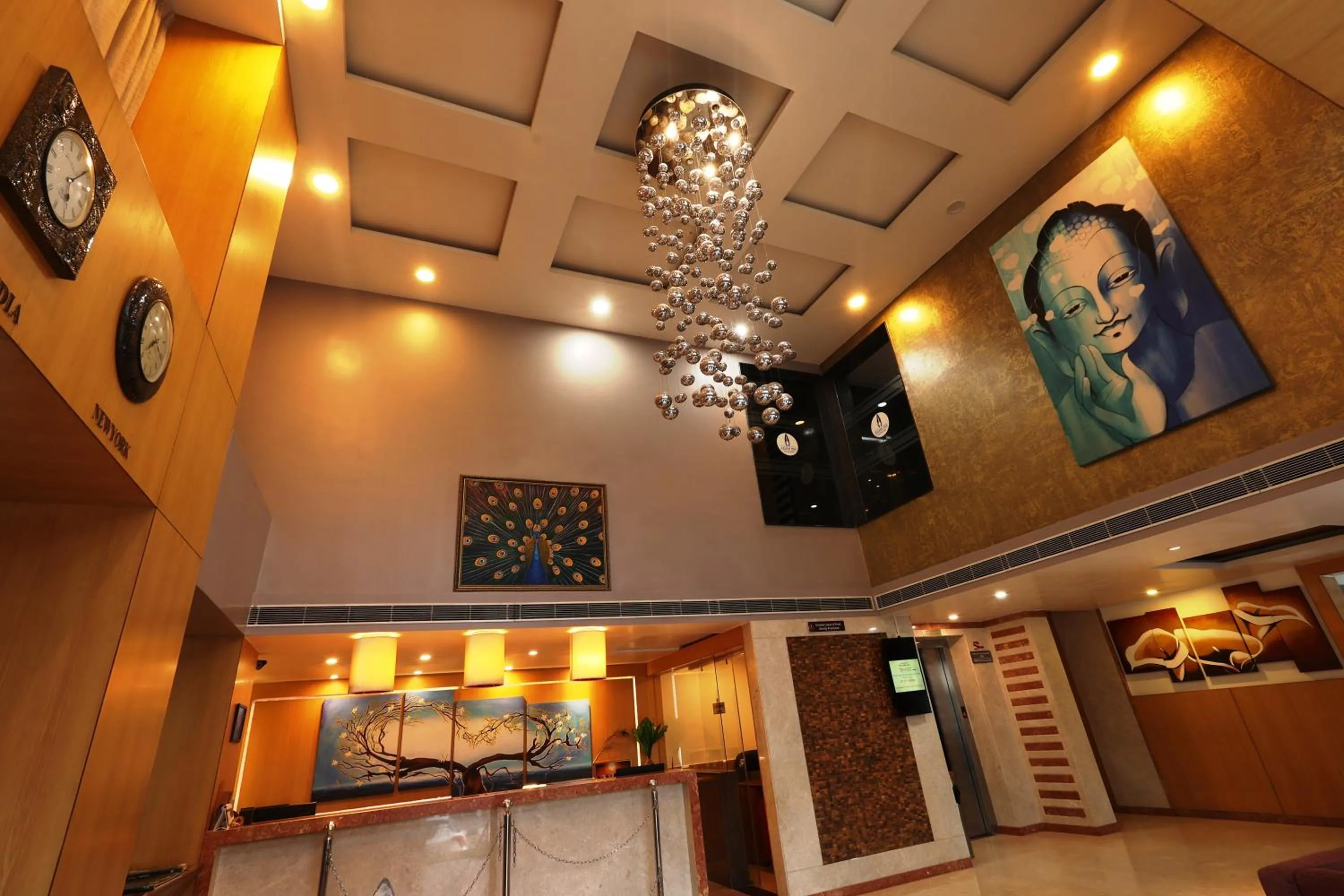 Lobby or reception in Akash Inn