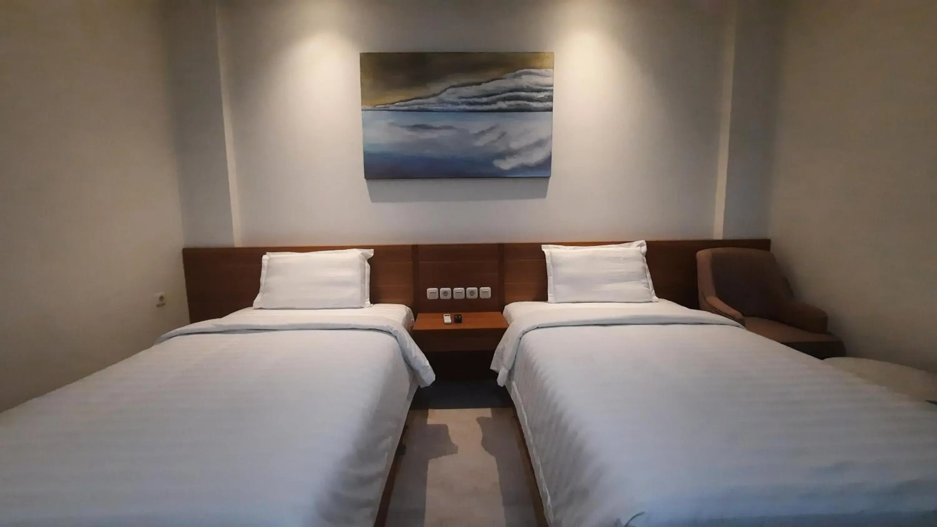 Superior Twin Room with Garden View in Gemma Hotel Balige Superior Twin Room with Garden View in Gemma Hotel Balige