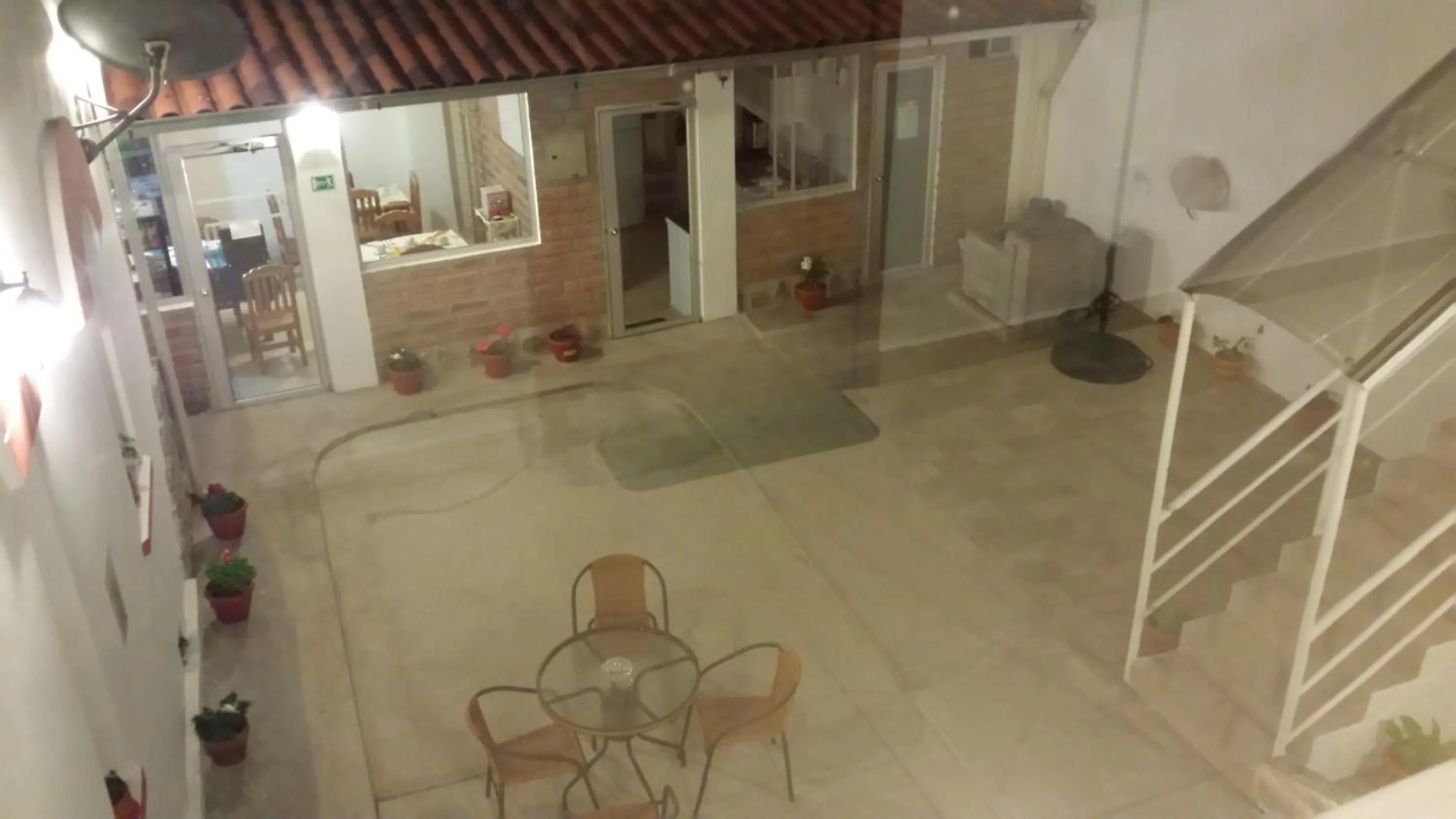 Patio in Heritage Inn