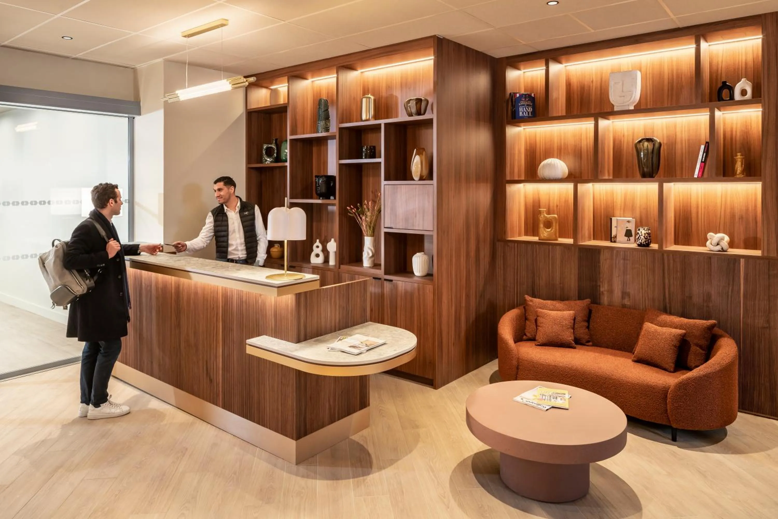 Lobby or reception in Novotel Paris La Défense Nanterre