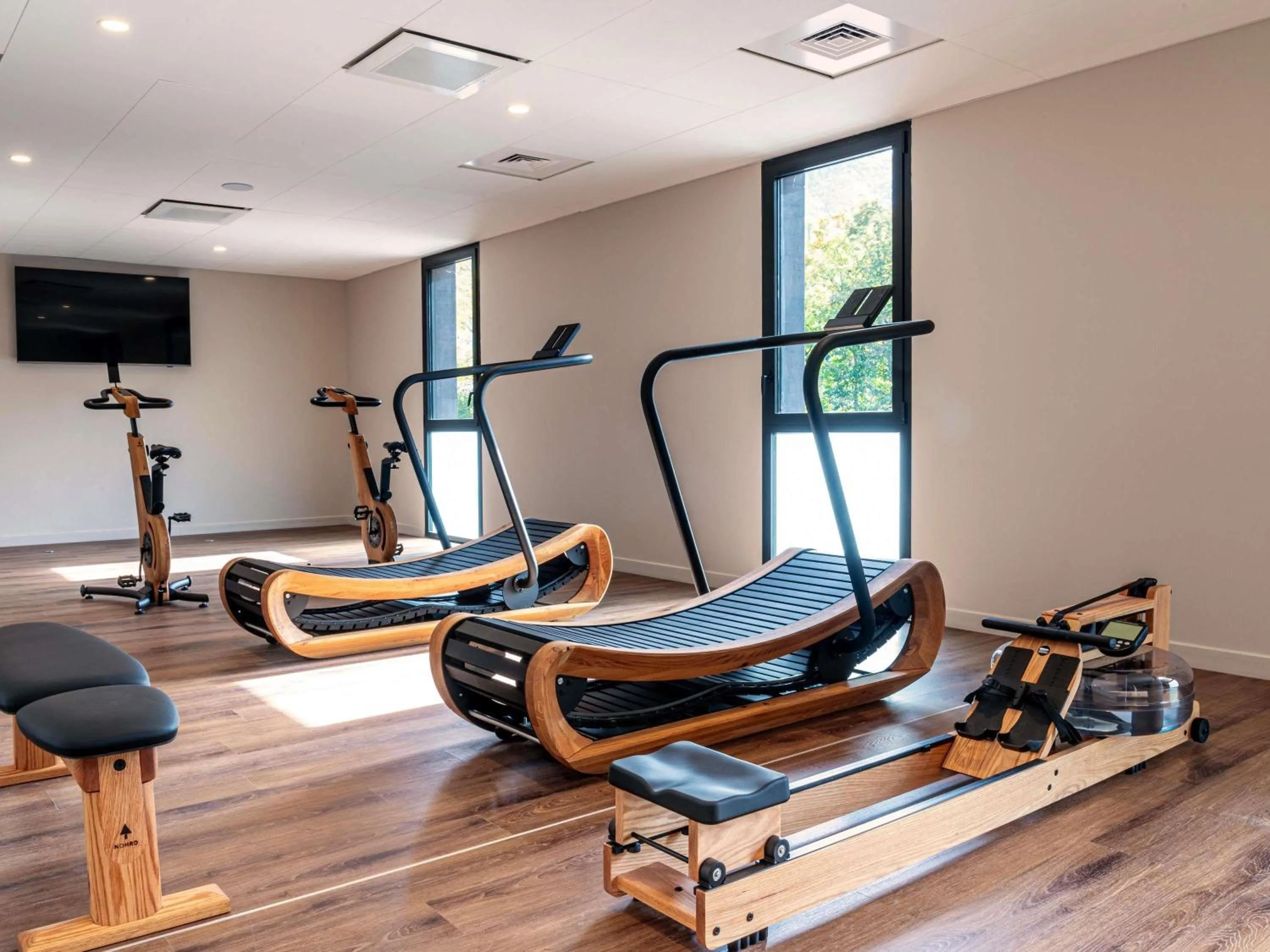 Fitness centre/facilities in Mercure Ax Les Thermes