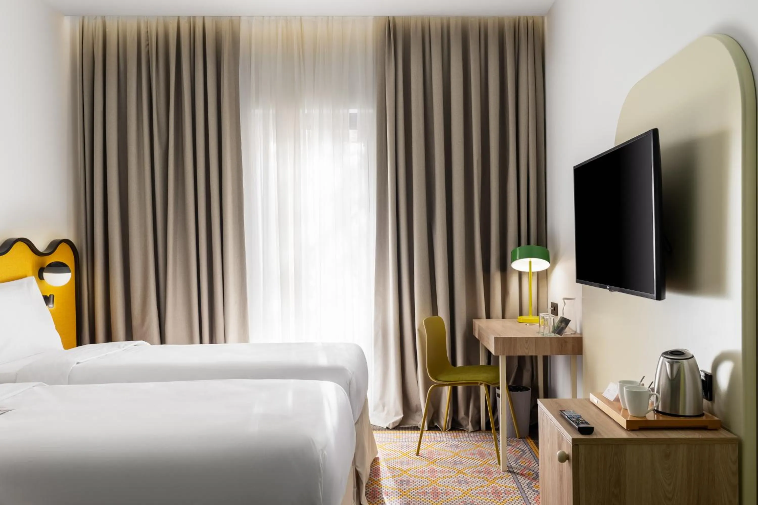 Bedroom, Bed in ibis Styles Old Tbilisi