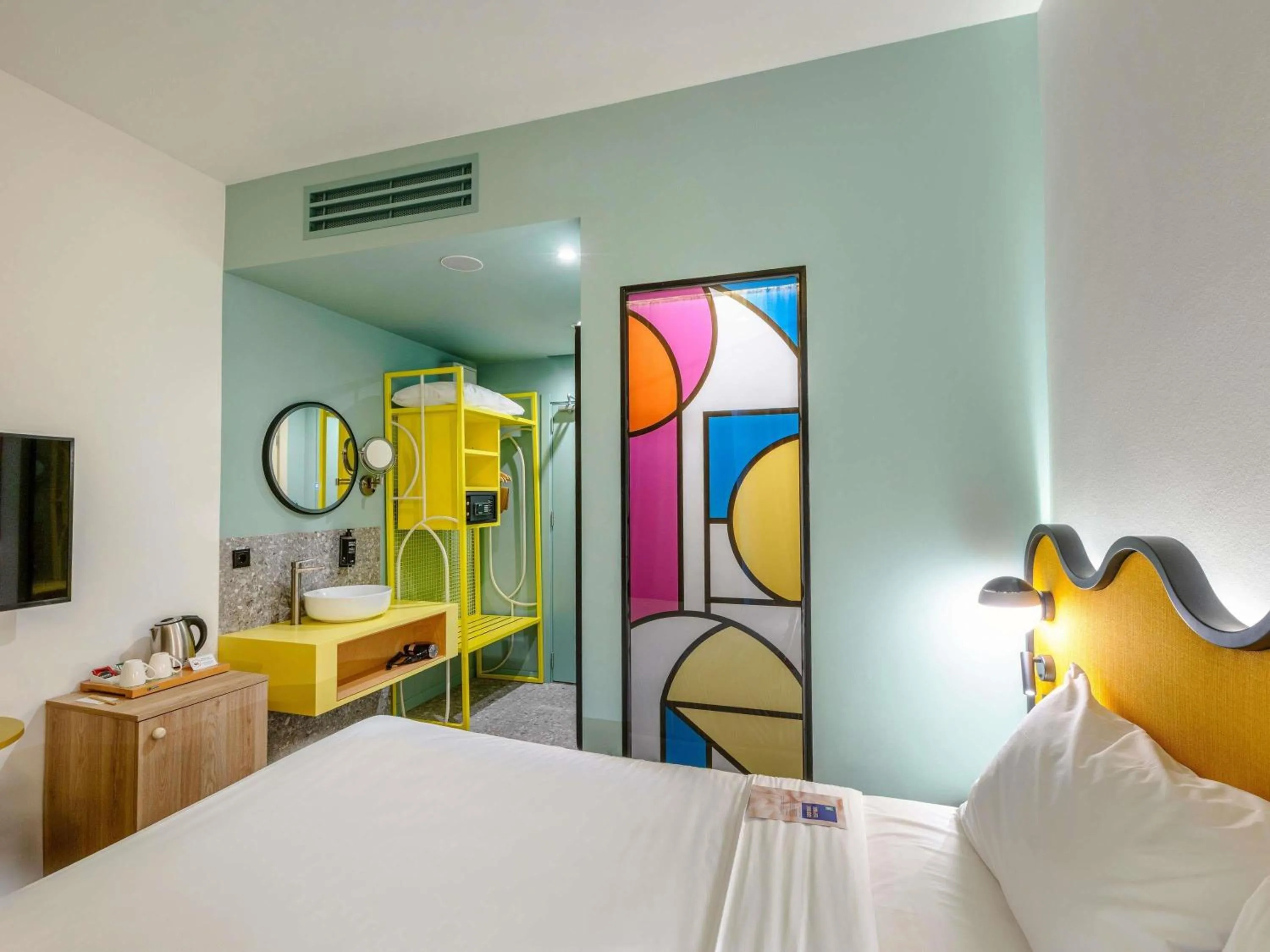 Bedroom, Bed in ibis Styles Old Tbilisi