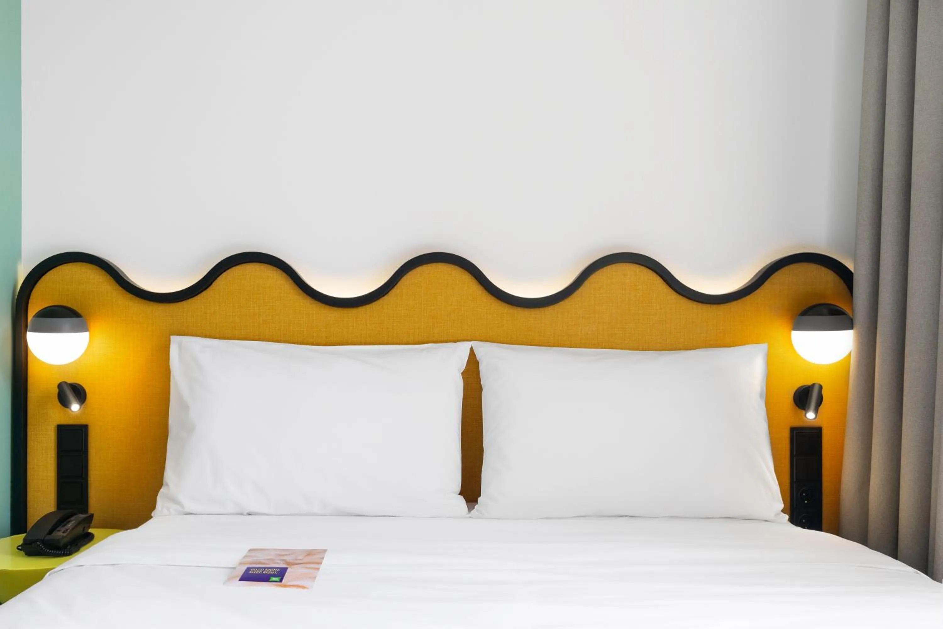 Bed in ibis Styles Old Tbilisi