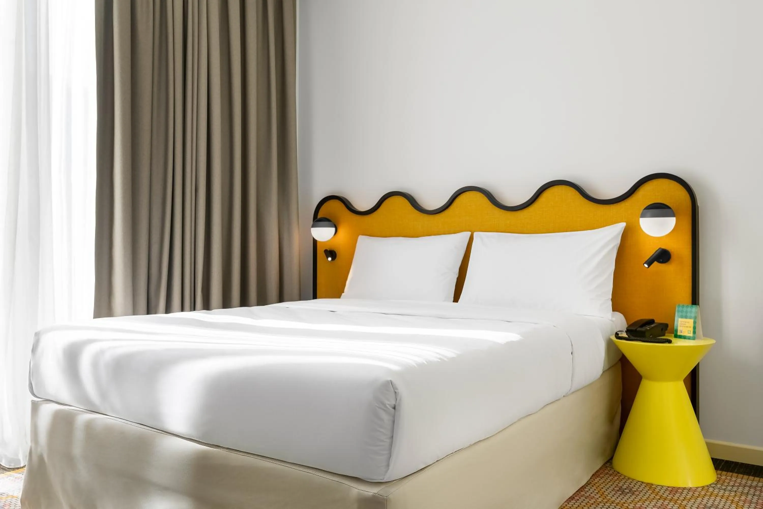 Bed in ibis Styles Old Tbilisi