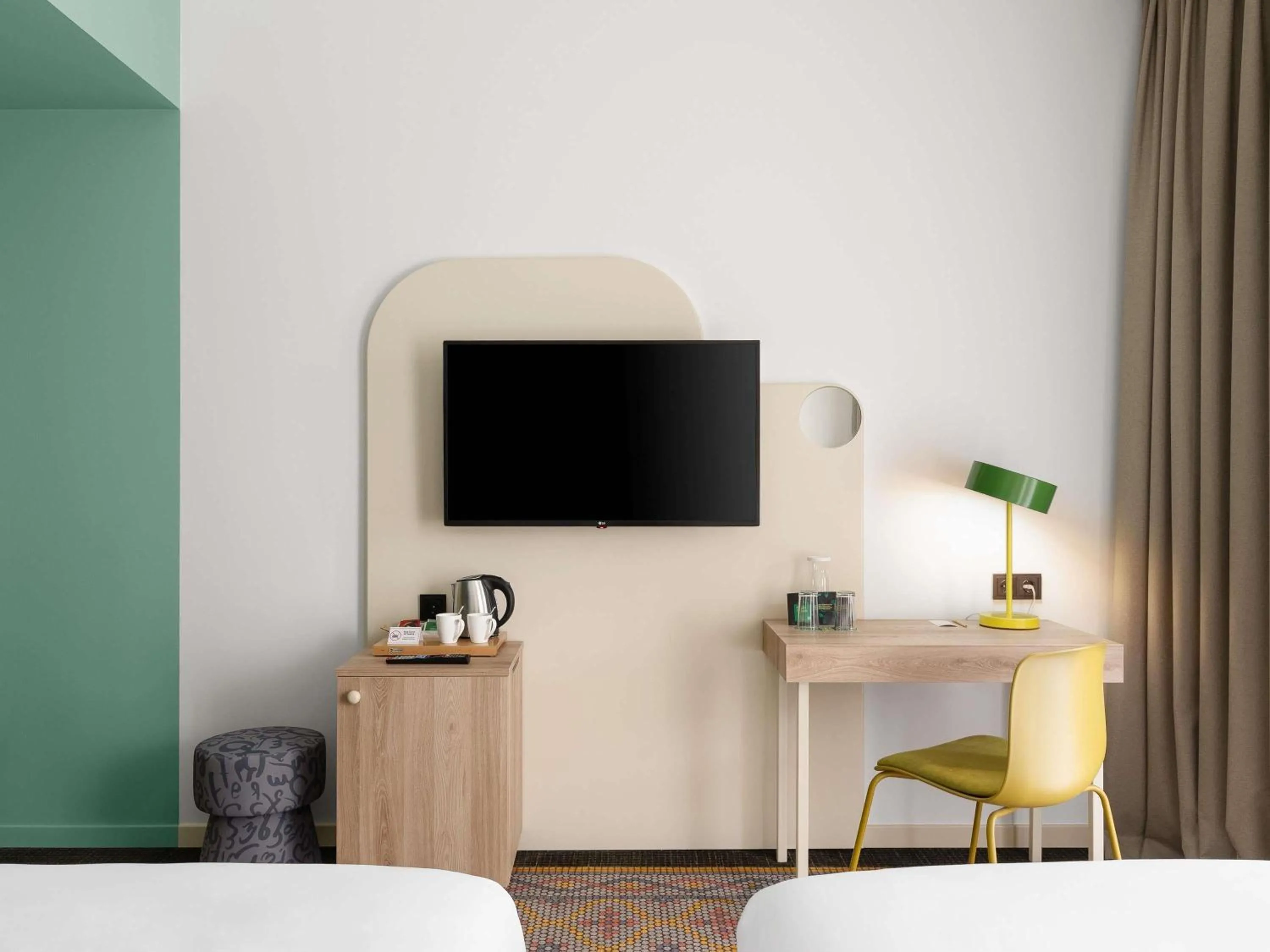 Bedroom, Bed in ibis Styles Old Tbilisi