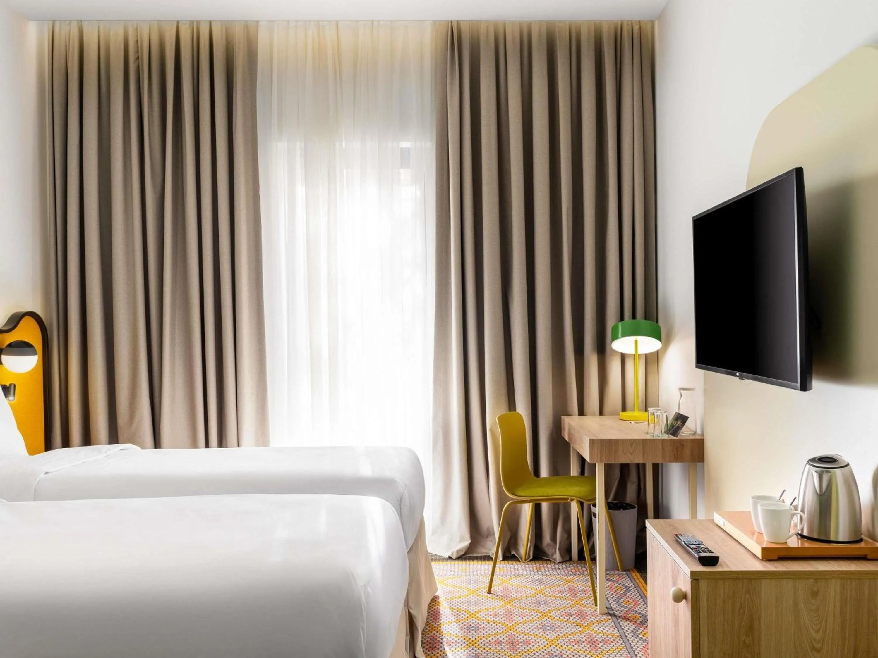 Bedroom, Bed in ibis Styles Old Tbilisi