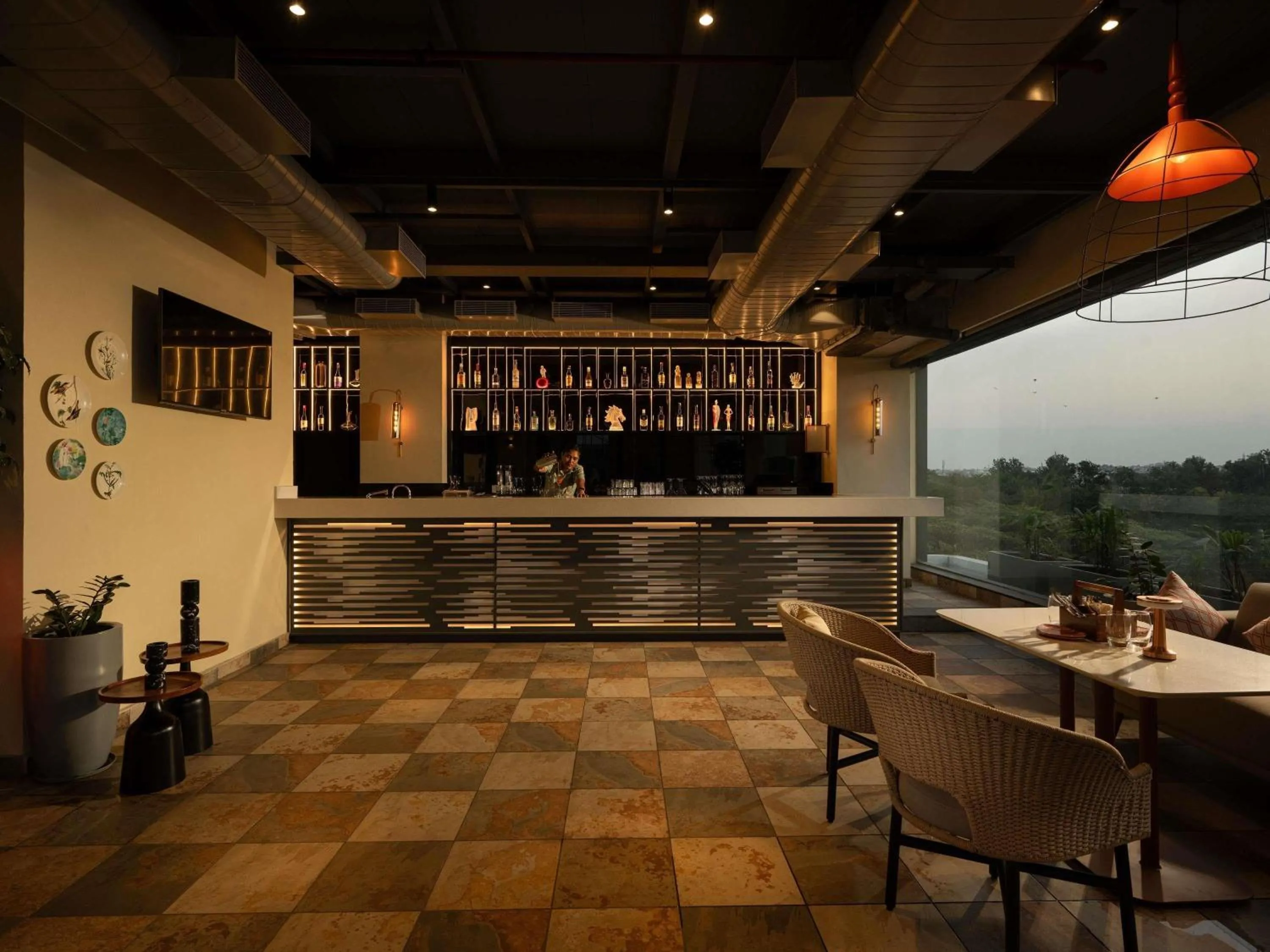 Lounge or bar in ibis Styles Mysuru