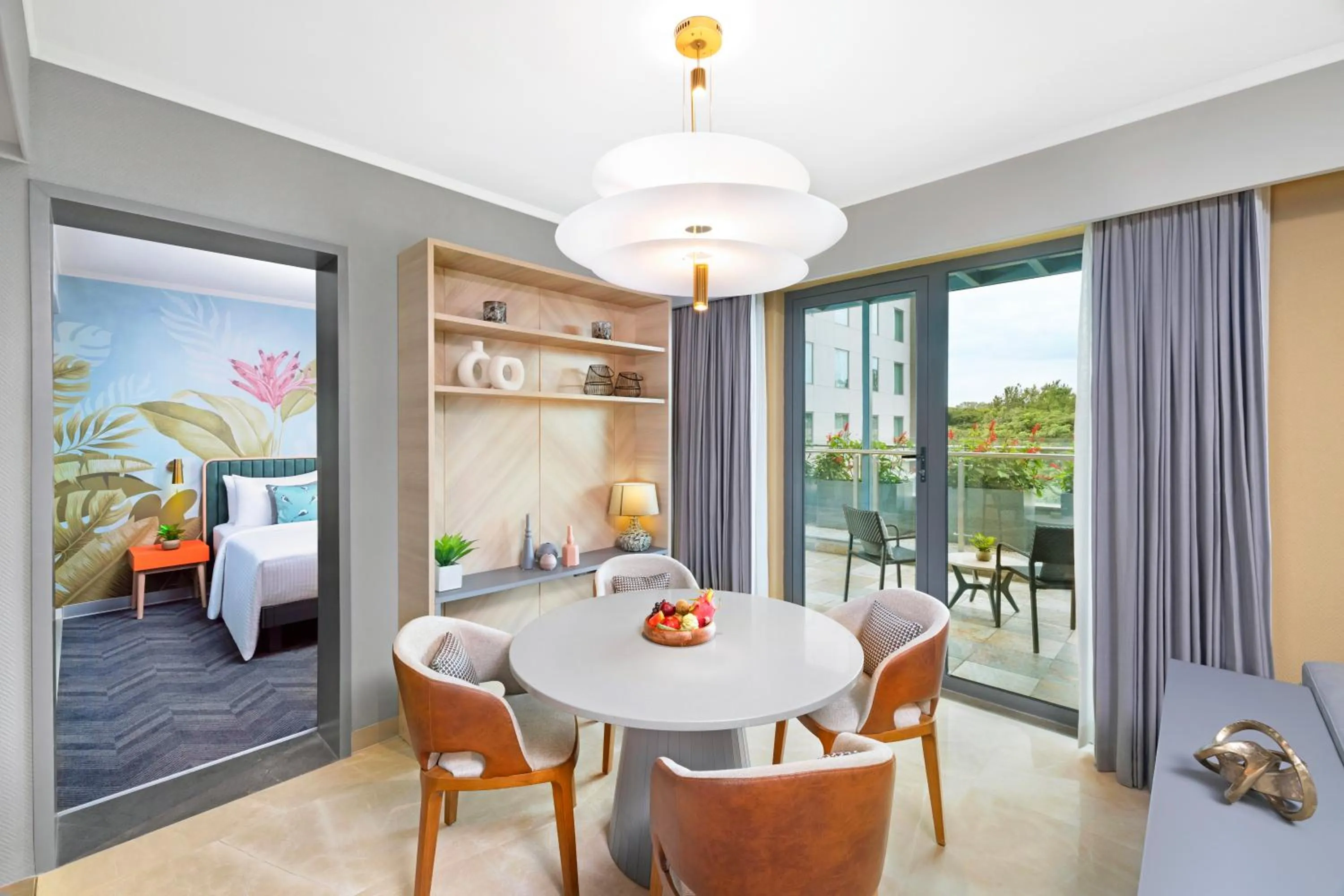 Dining area in ibis Styles Mysuru