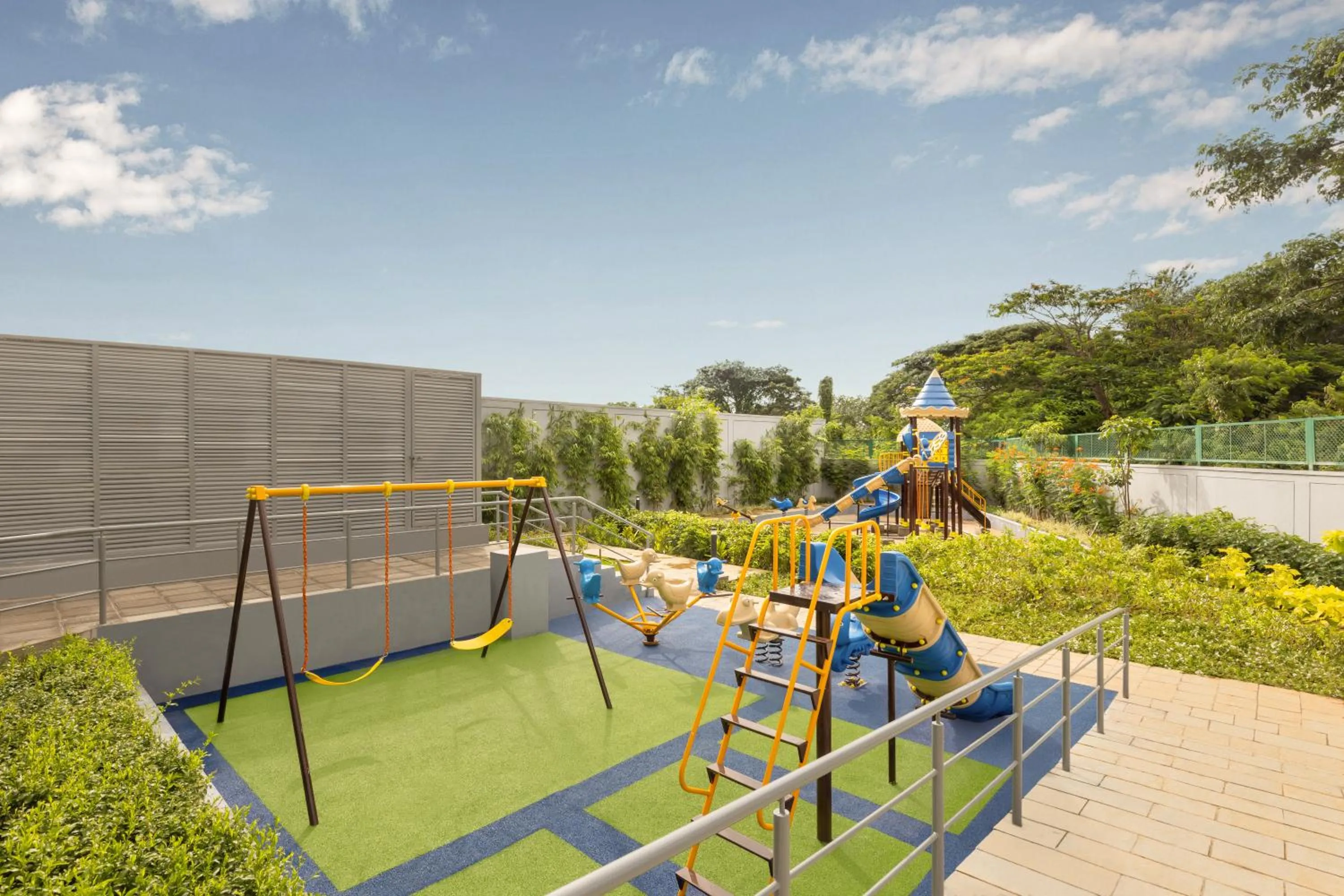 Children play ground in ibis Styles Mysuru