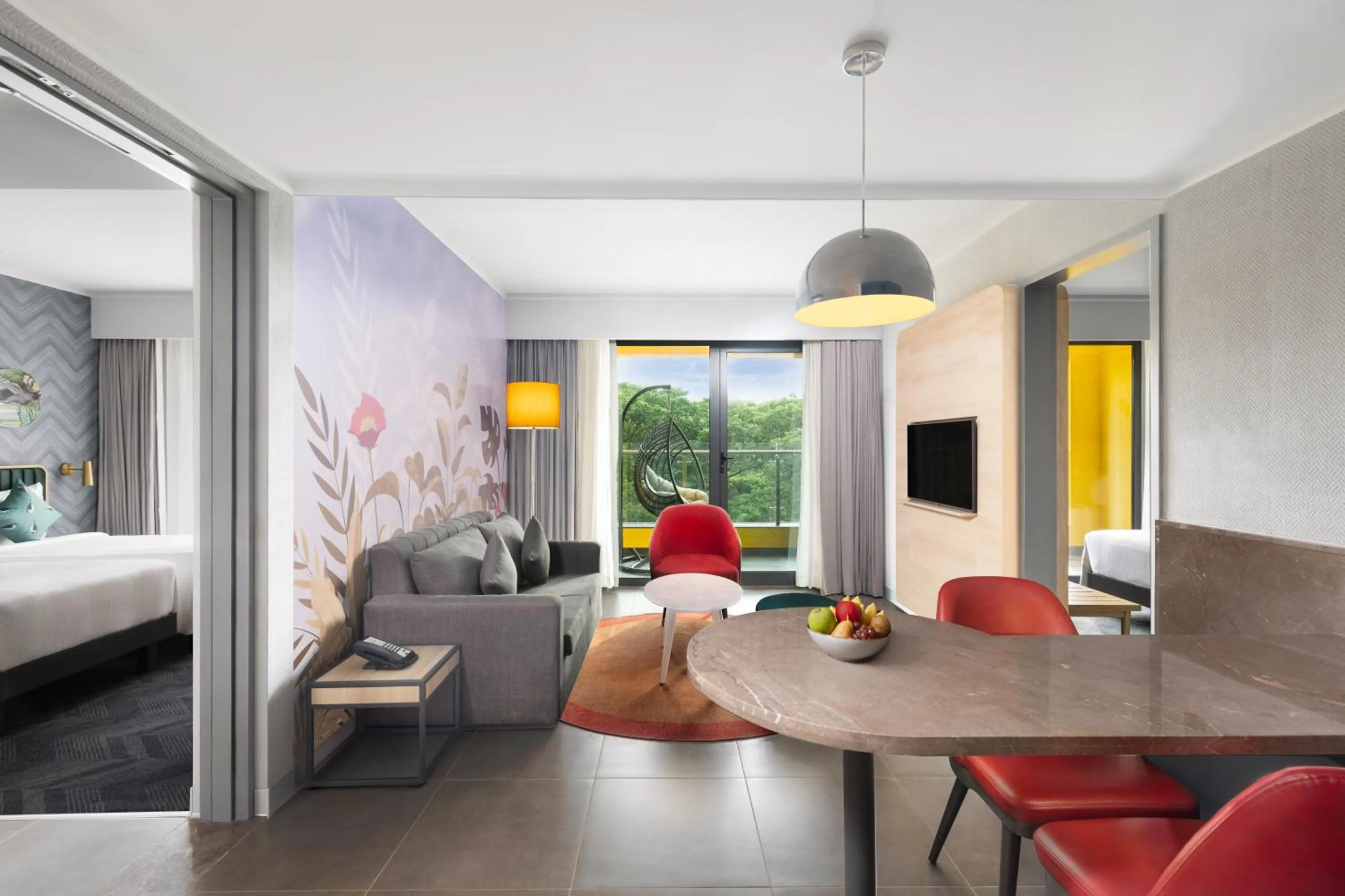 Living room, Bed in ibis Styles Mysuru