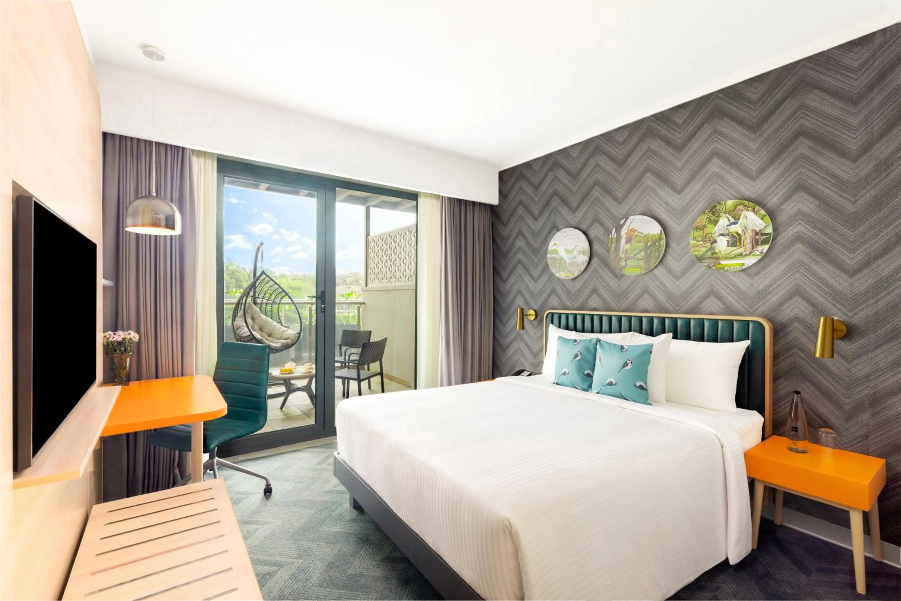 Balcony/Terrace, Bed in ibis Styles Mysuru