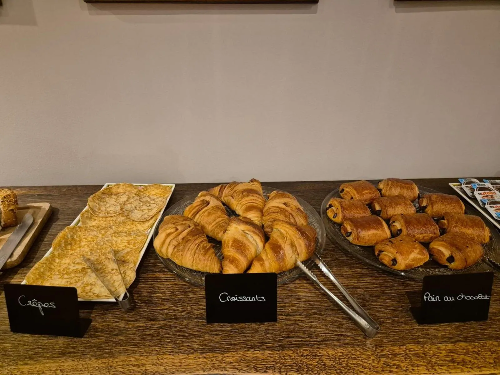 Breakfast in Hôtel Les Trois Luppars