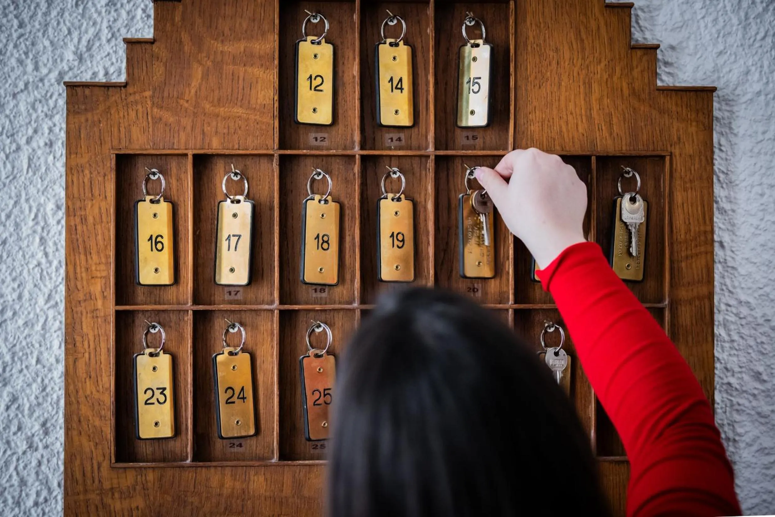 Lobby or reception in Hôtel Les Trois Luppars