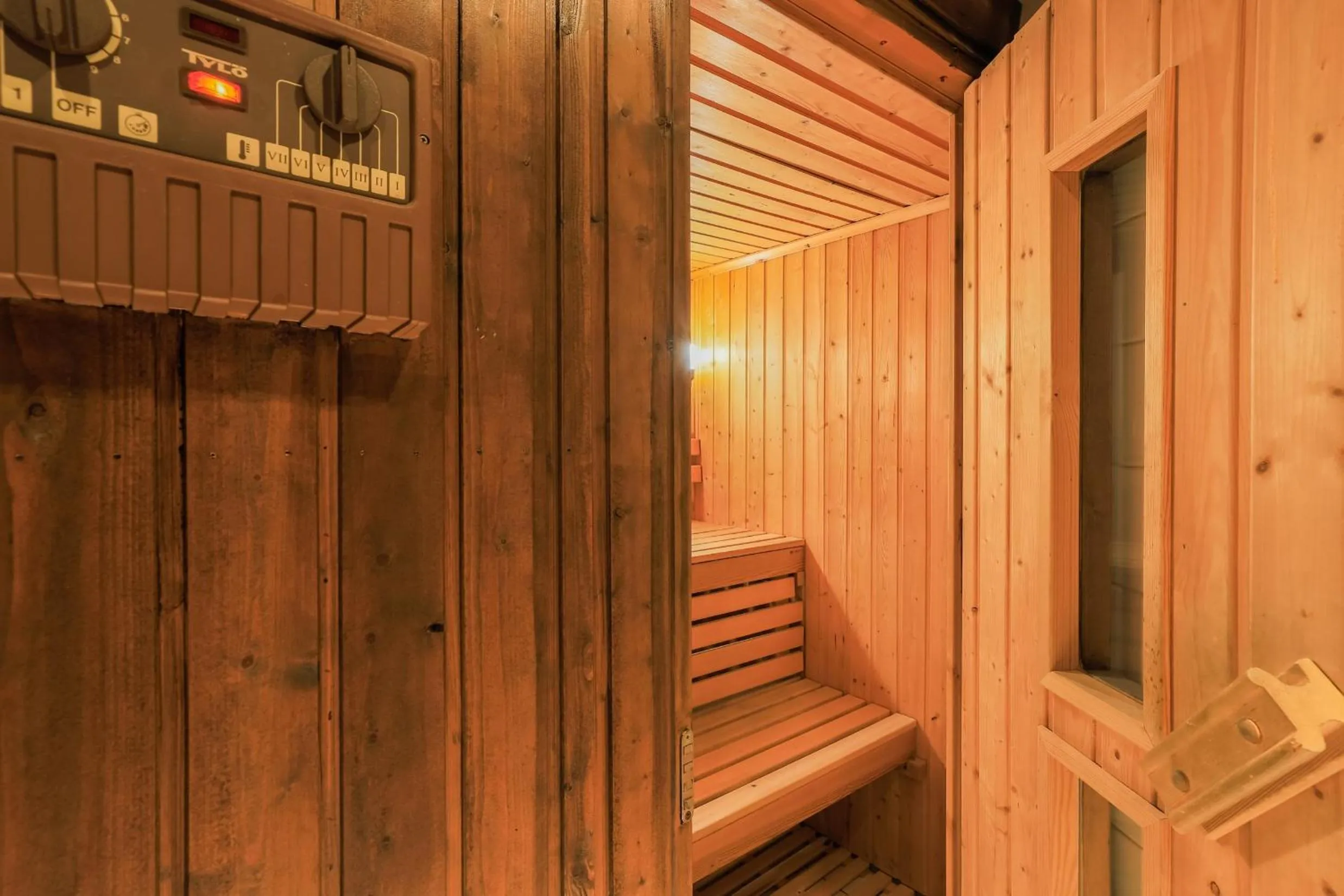 Sauna in Hôtel Les Trois Luppars
