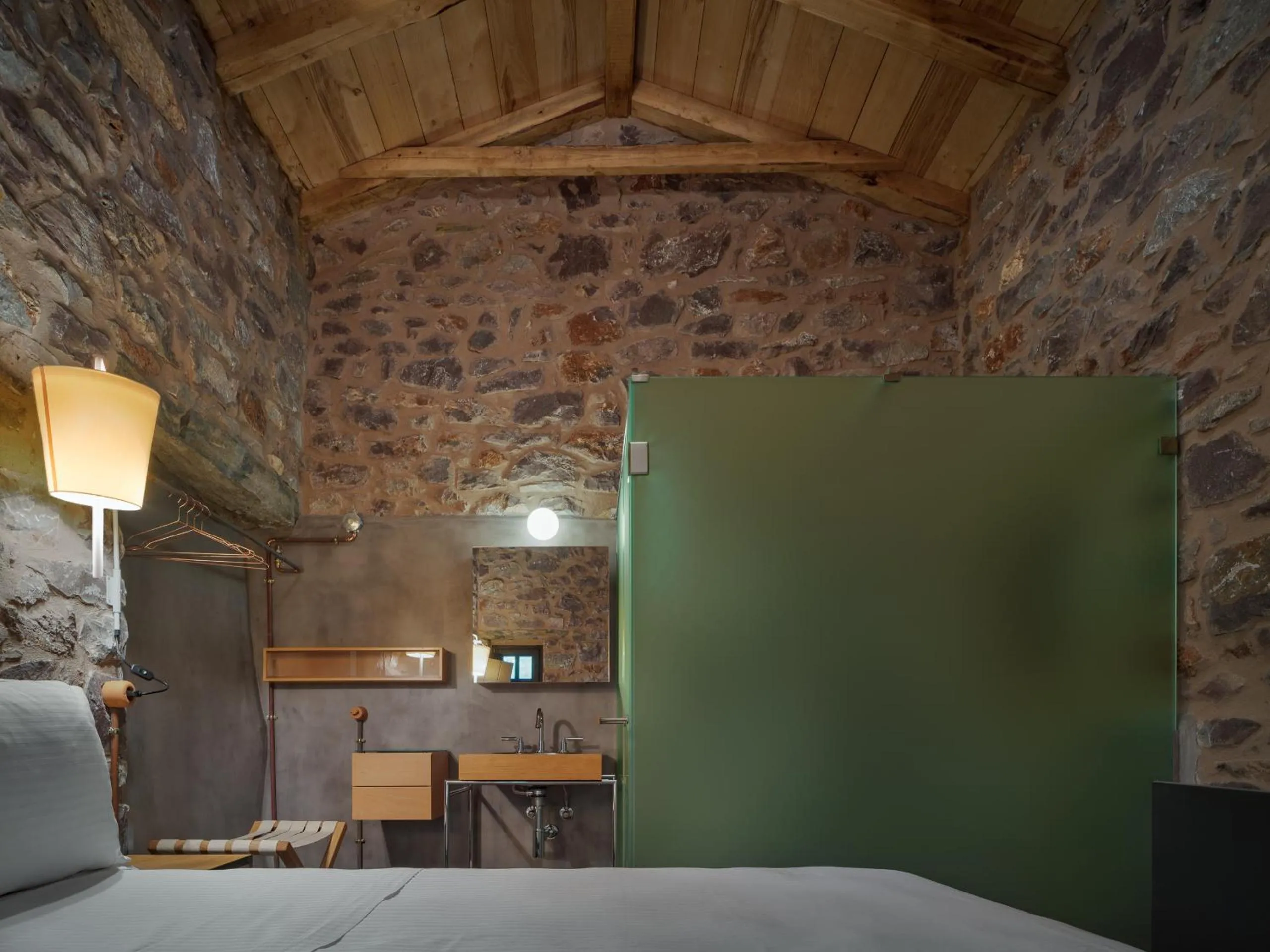 Photo of the whole room, Bed in Tainaron Blue Retreat