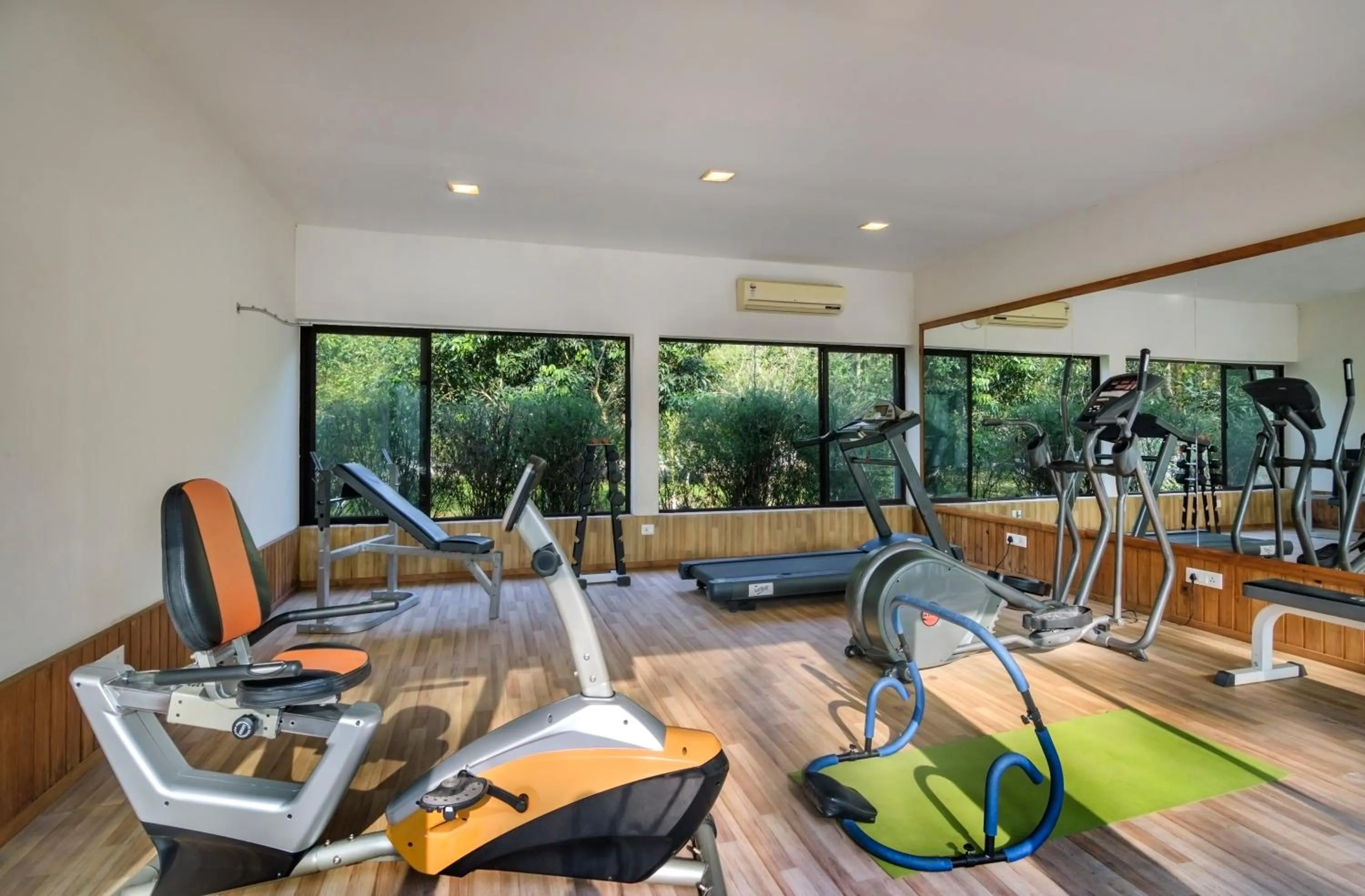 Fitness centre/facilities in The Riverwood Forest Retreat Dooars - fully vaccinated staff