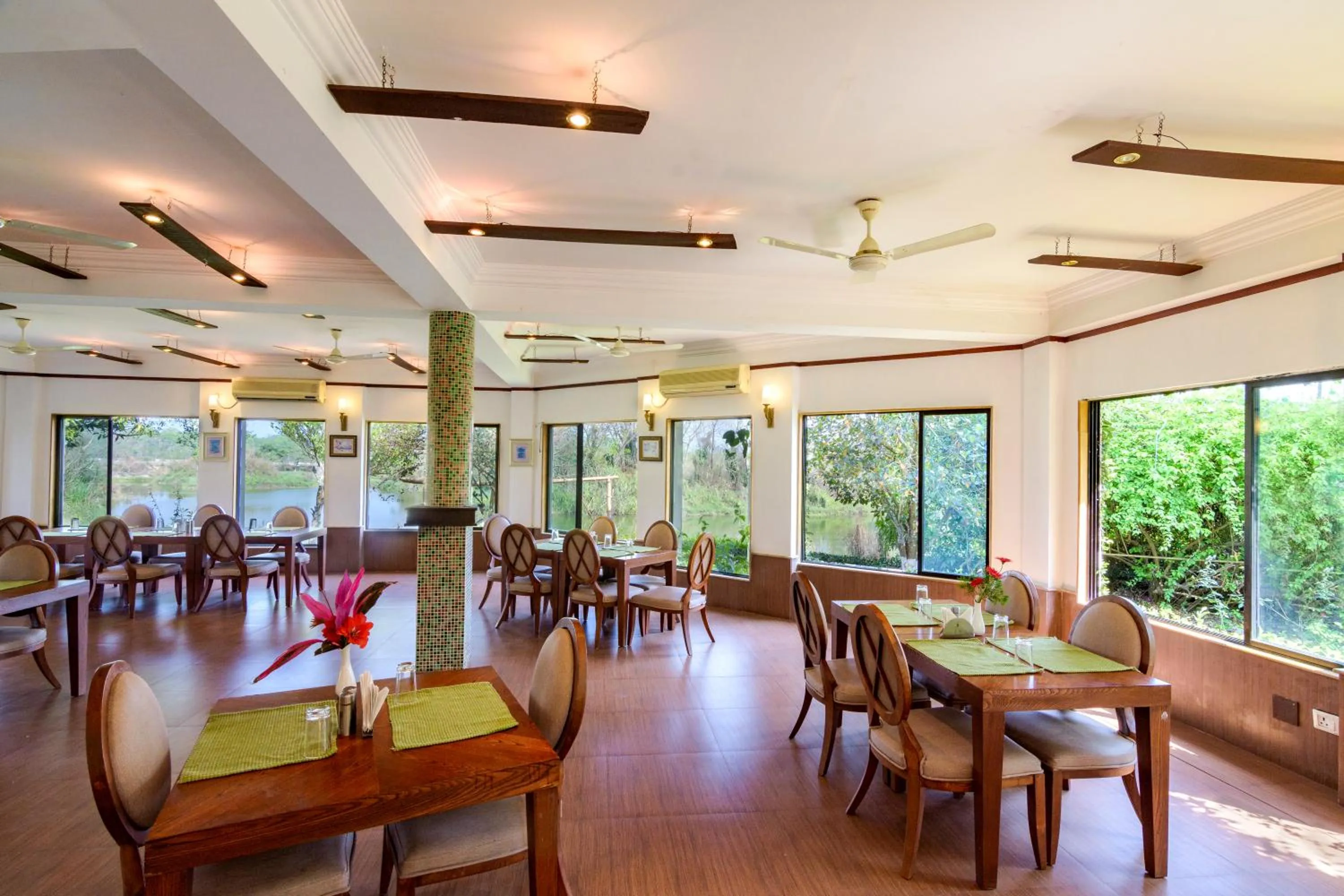 Restaurant/places to eat in The Riverwood Forest Retreat Dooars - fully vaccinated staff