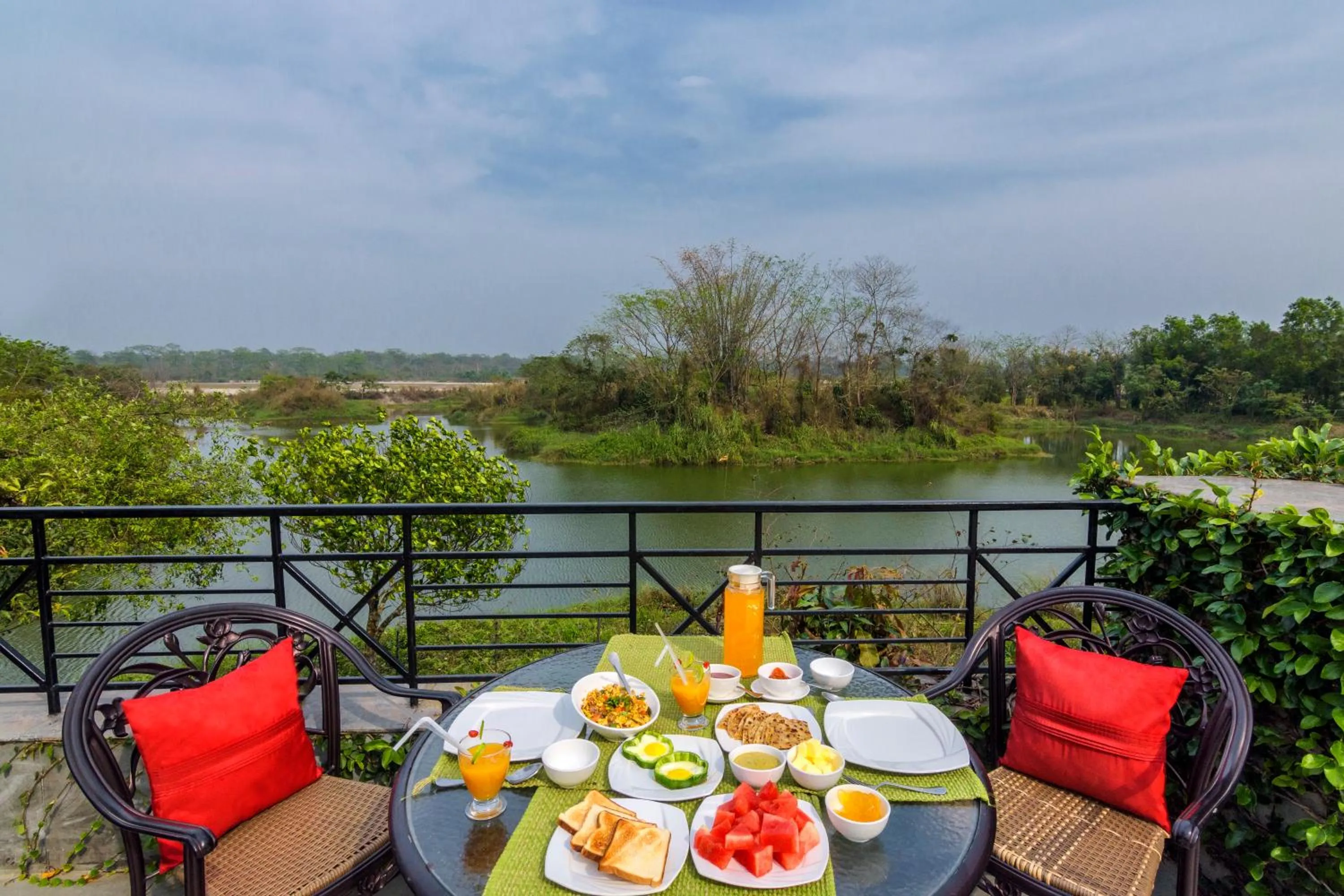 Balcony/Terrace in The Riverwood Forest Retreat Dooars - fully vaccinated staff