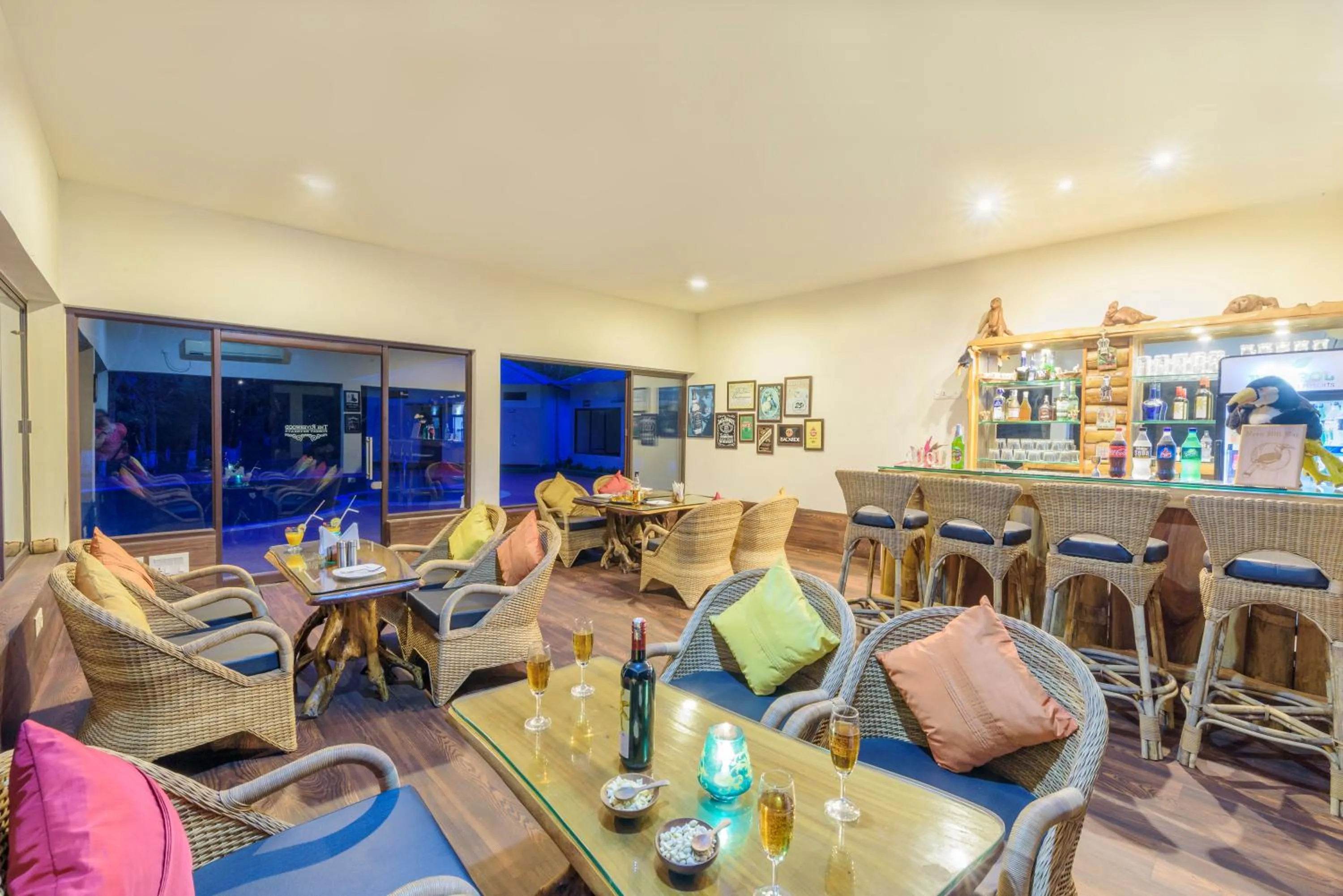 Restaurant/places to eat in The Riverwood Forest Retreat Dooars - fully vaccinated staff