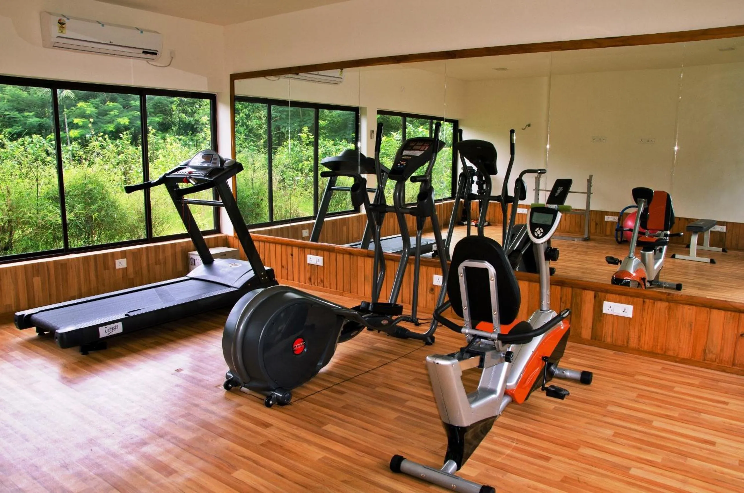 Fitness centre/facilities in The Riverwood Forest Retreat Dooars - fully vaccinated staff